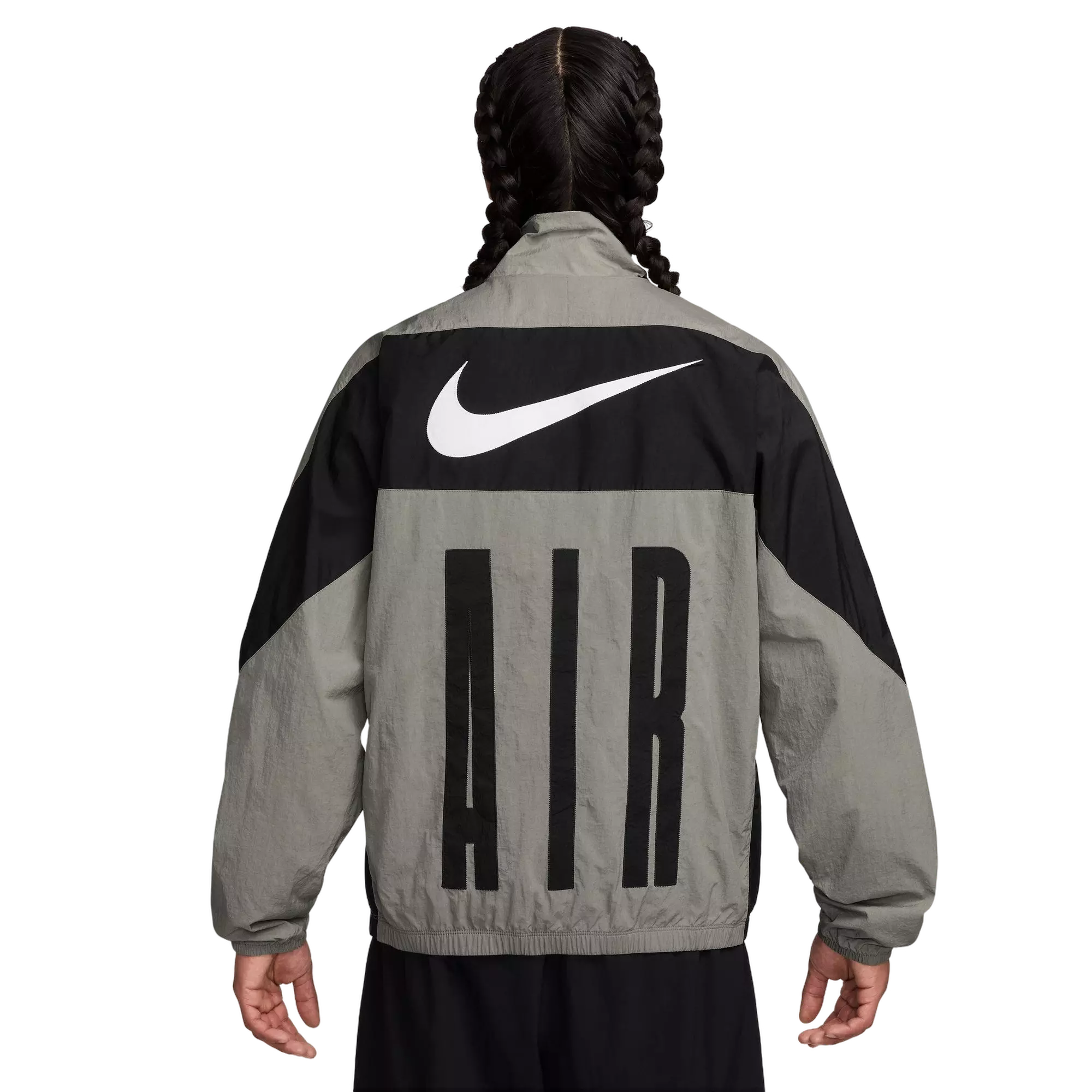 Nike Men's Air Woven Track Jacket - Green - GREEN