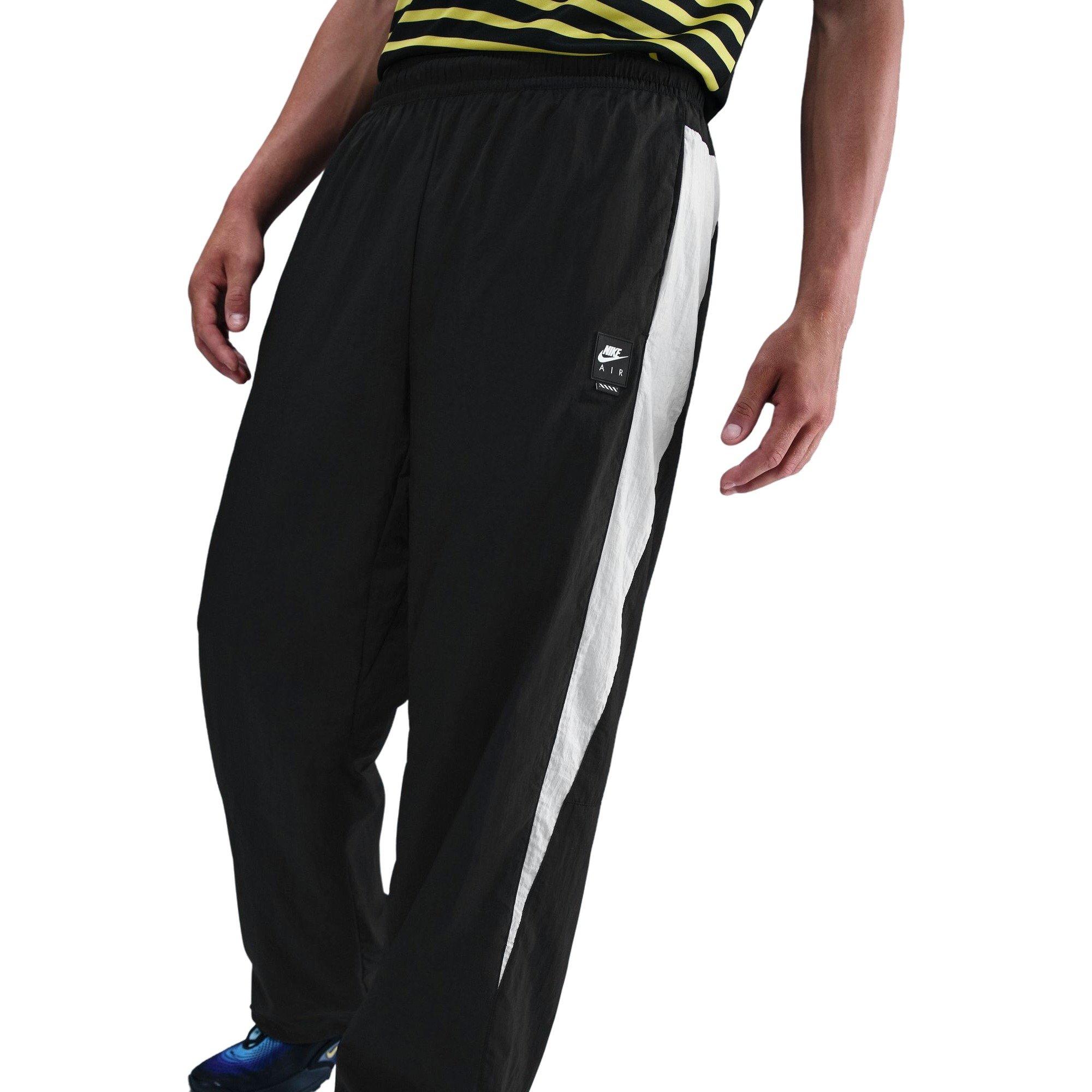 Nike Men's Air Woven Track Pants - BLACK/WHITE Thumbnail View 3