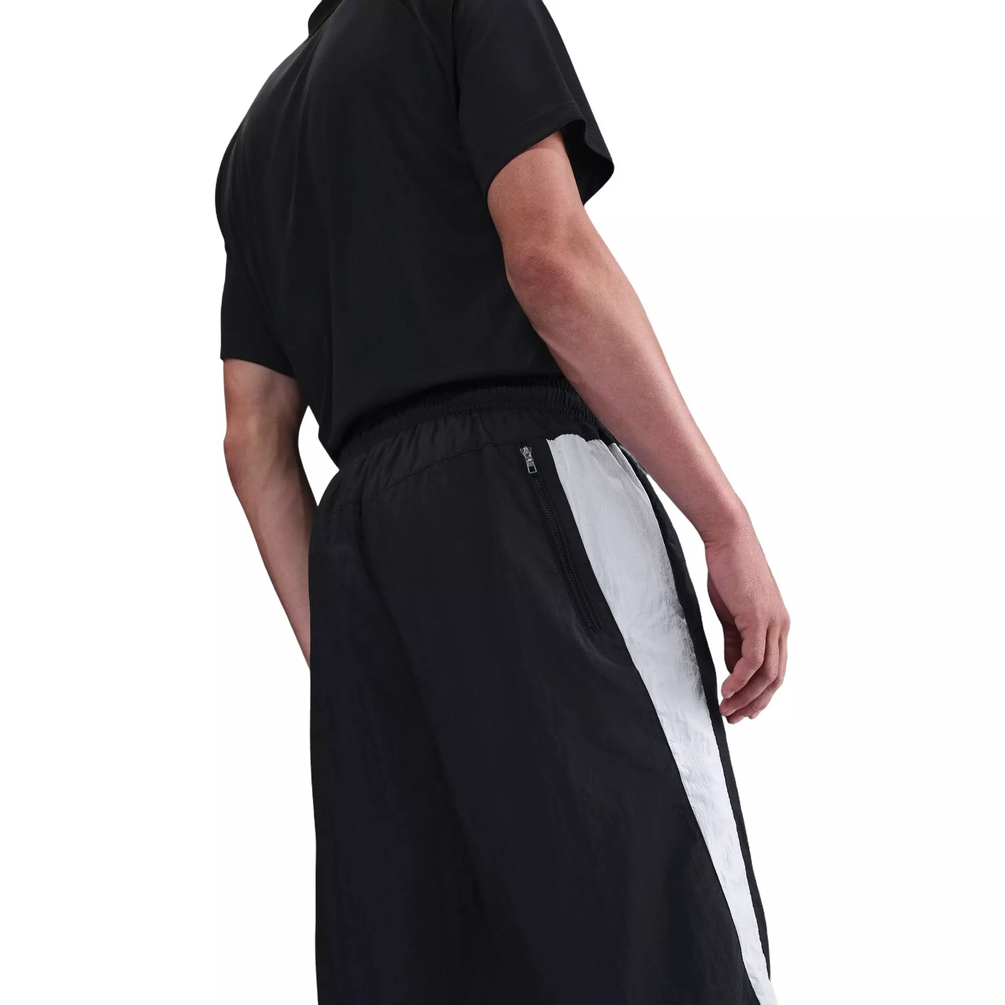 Nike Men's Air Woven Track Pants - BLACK/WHITE