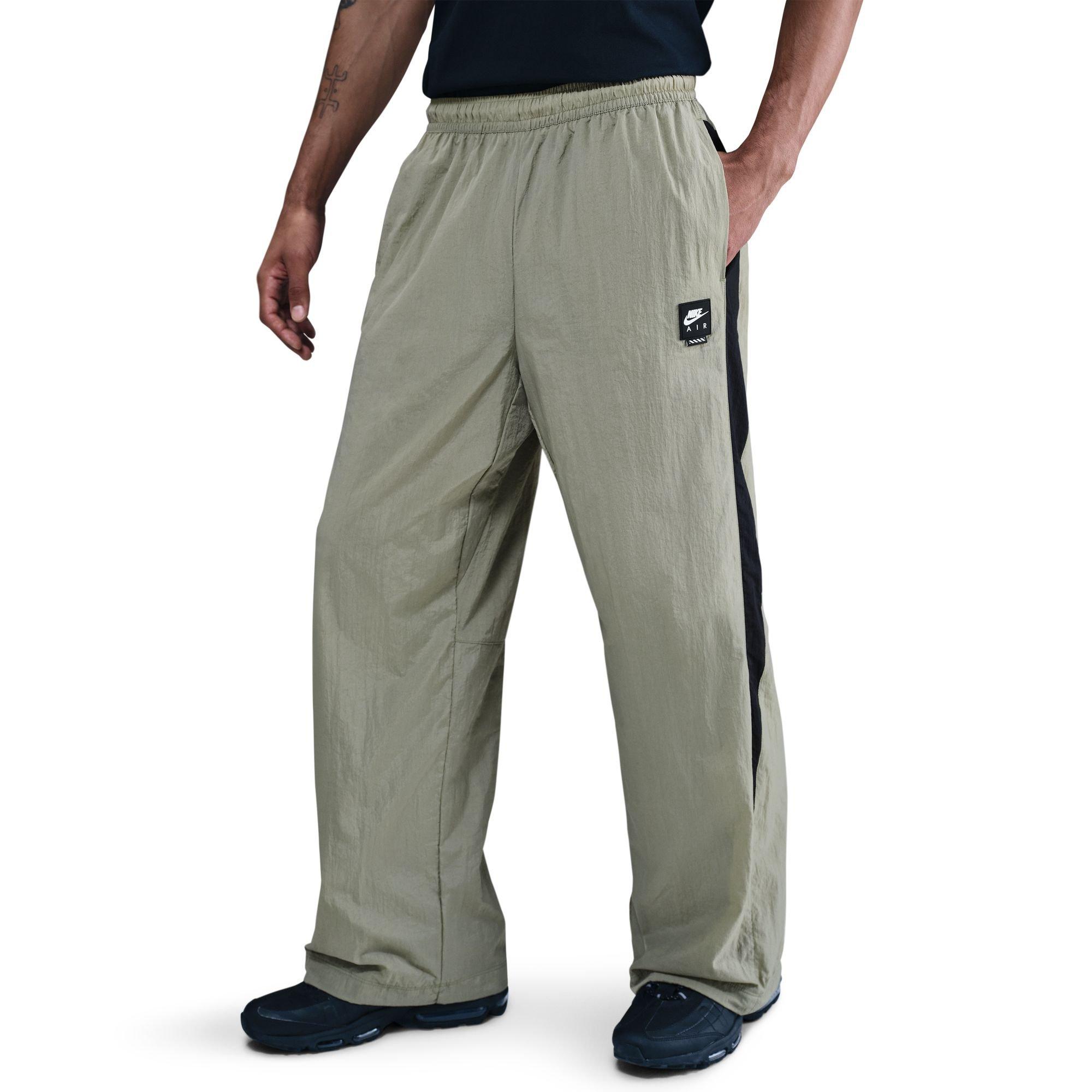 Nike Men's Air Woven Track Pants - GREEN Thumbnail View 3