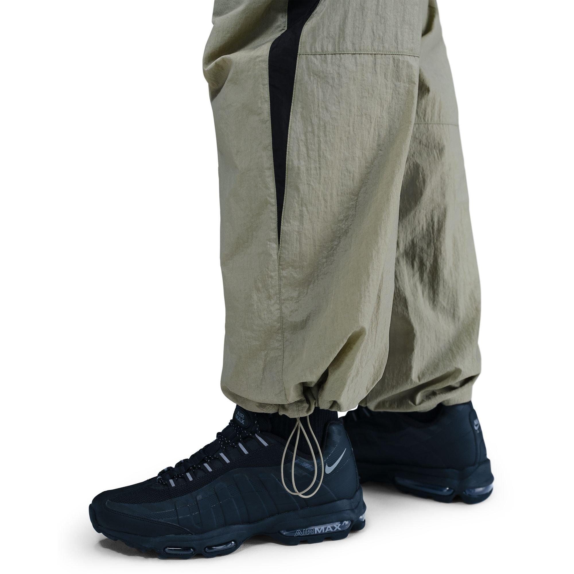 Nike Men's Air Woven Track Pants - GREEN Thumbnail View 6