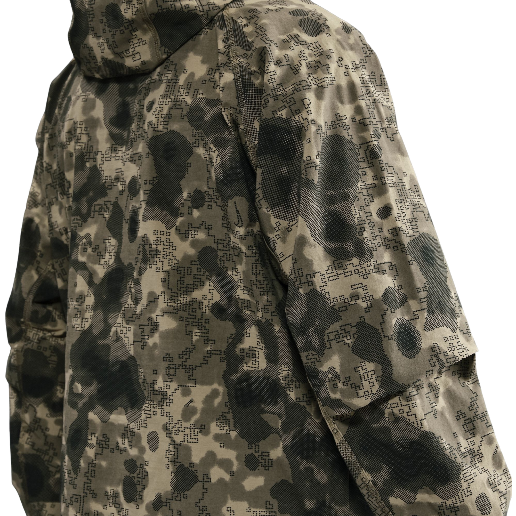 Nike Men's Tech Woven Jacket - OLIVE/BLACK Thumbnail View 4