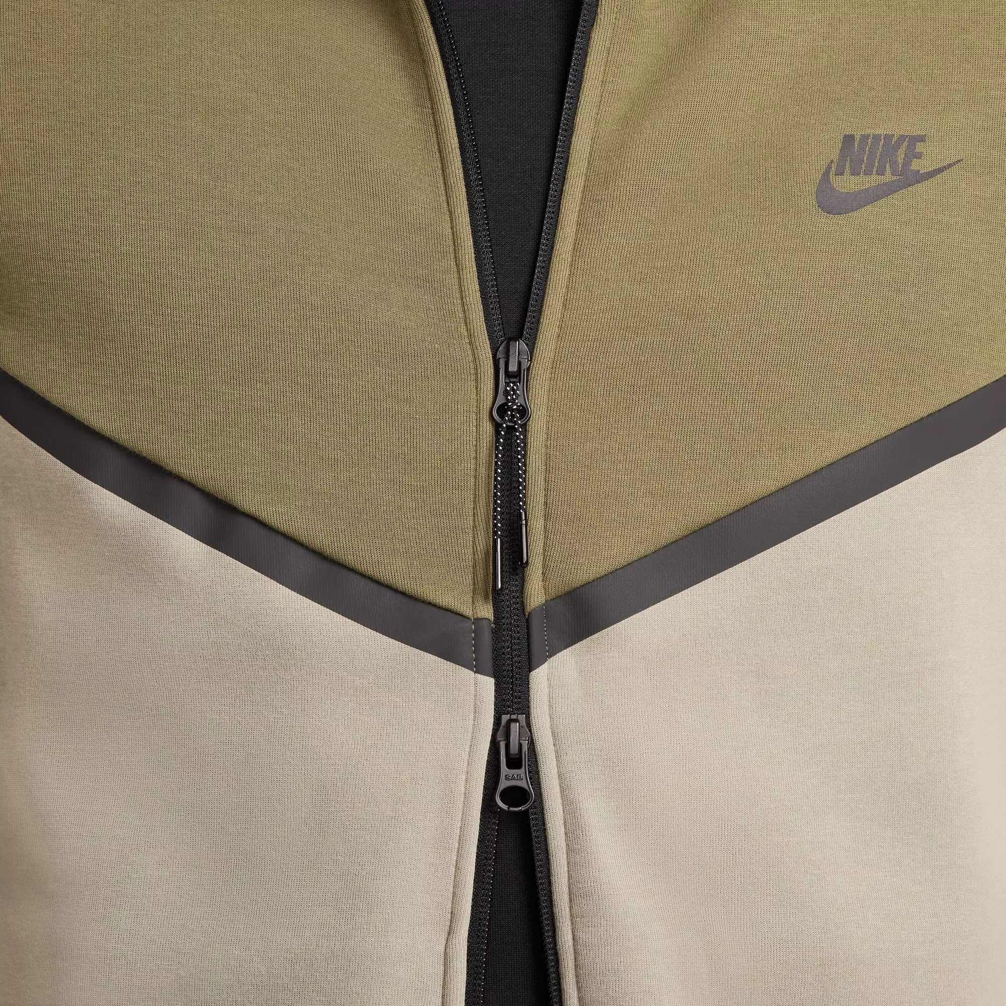 Nike Men's Tech Full-Zip Windrunner Jacket - OLIVE