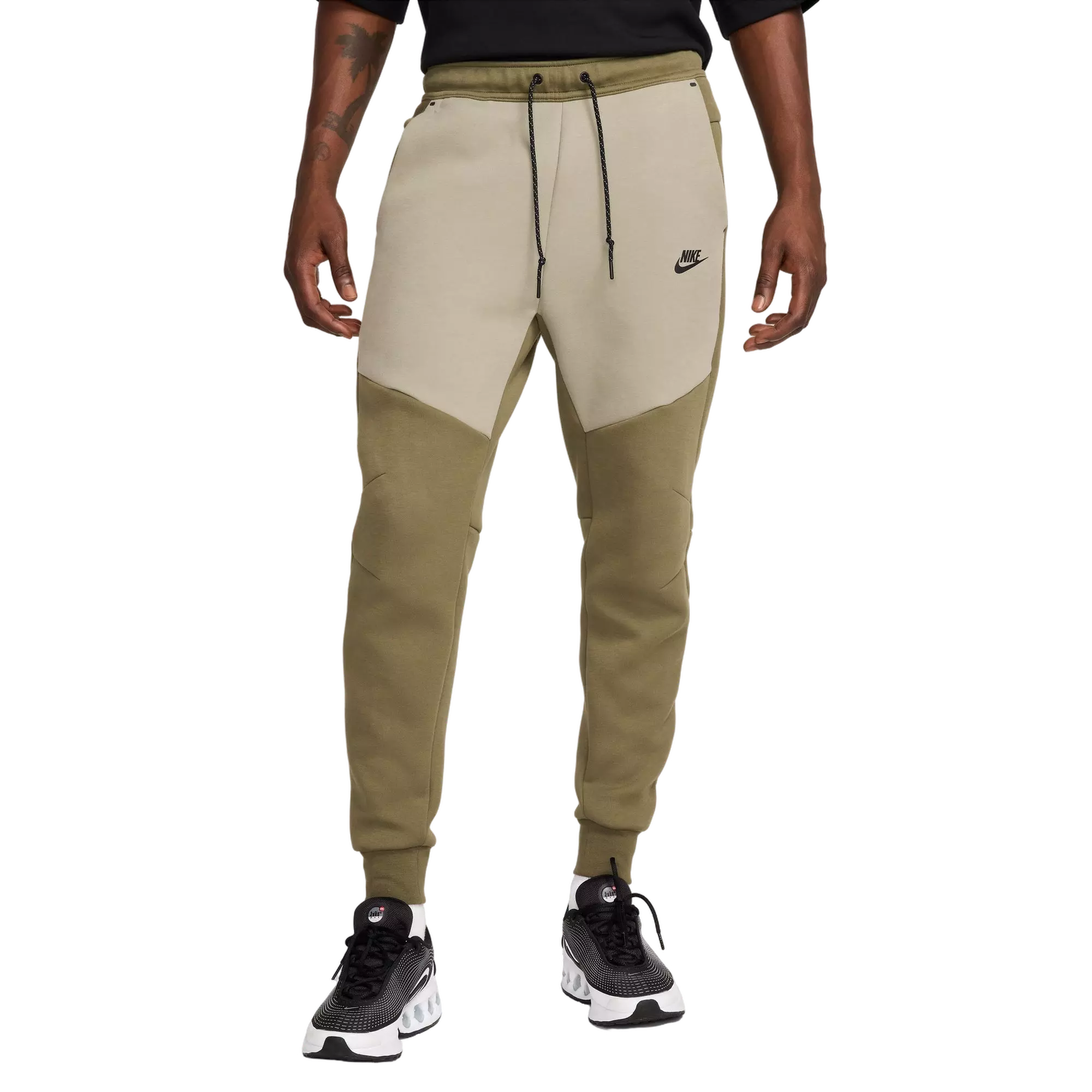 Nike Men's Tech Fleece Joggers - Olive - OLIVE