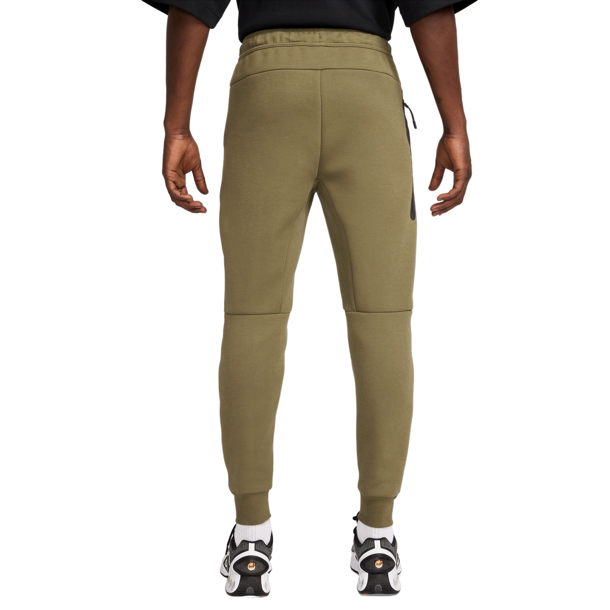 Nike Men's Tech Fleece Joggers-Olive - OLIVE Thumbnail View 2