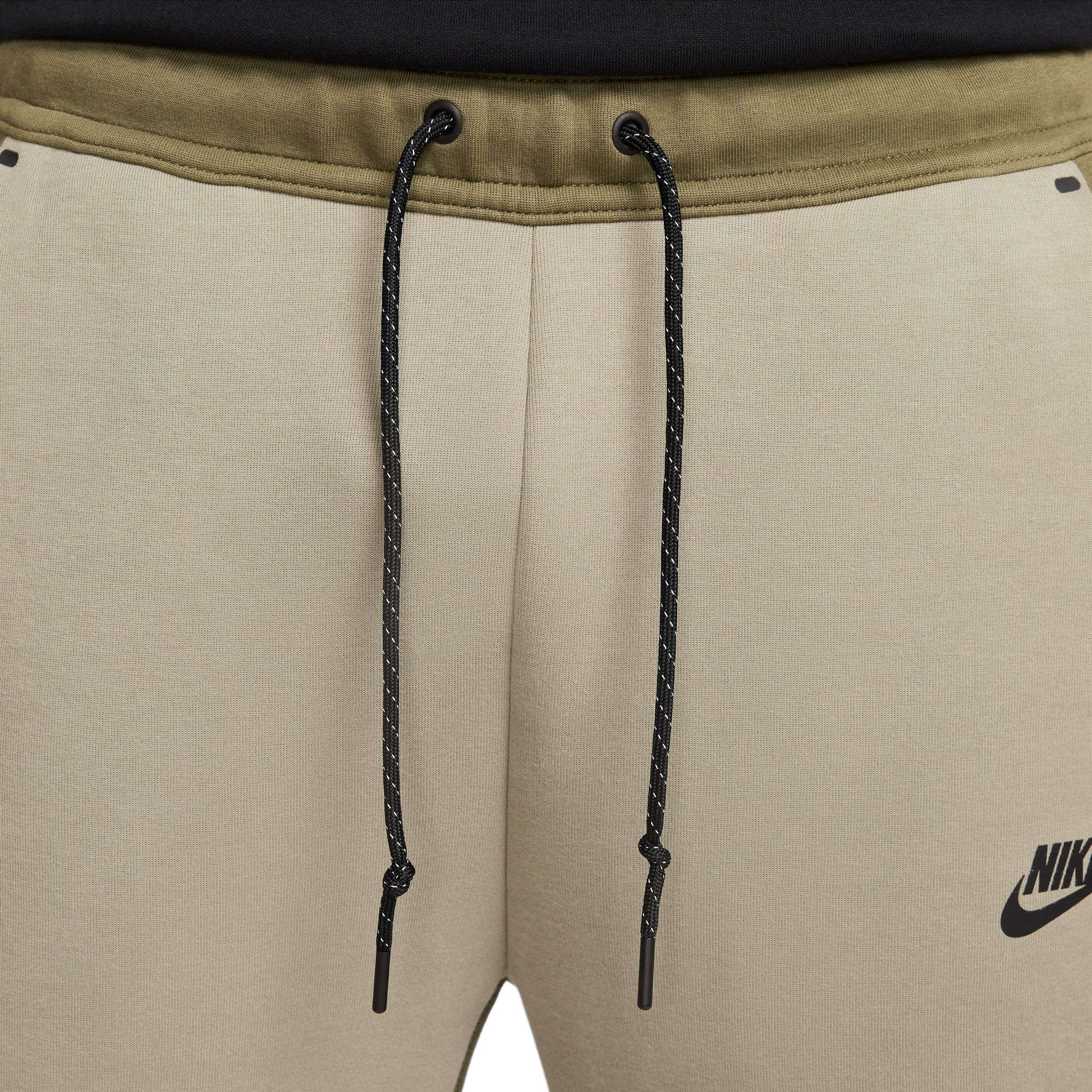Nike Men's Tech Fleece Joggers - Olive - OLIVE Thumbnail View 3