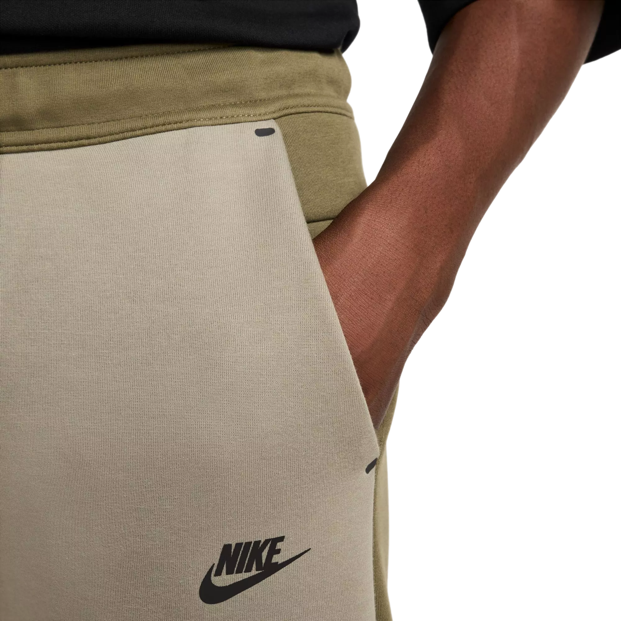 Nike Men's Tech Fleece Joggers-Olive - OLIVE