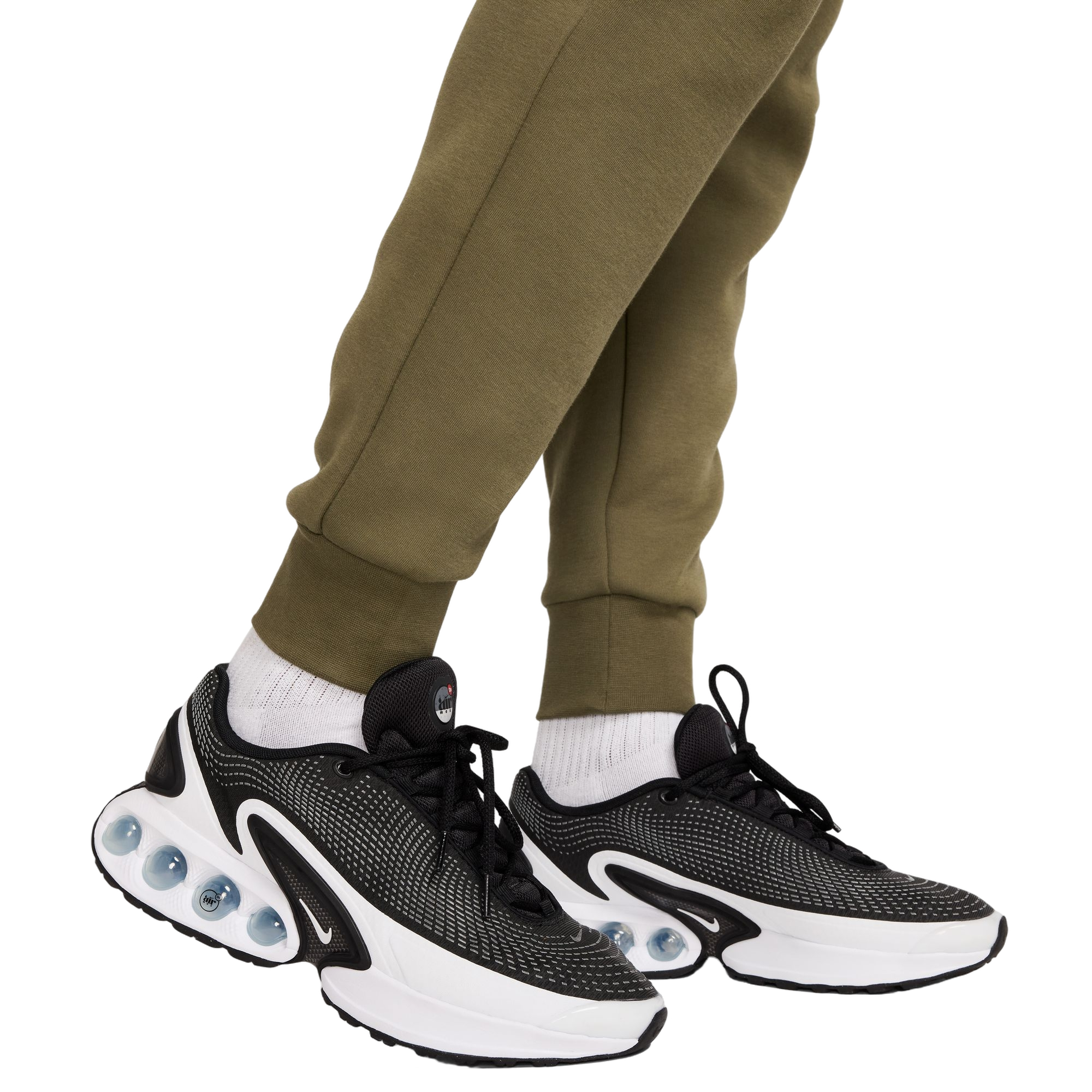 Nike Men's Tech Fleece Joggers-Olive - OLIVE Thumbnail View 8