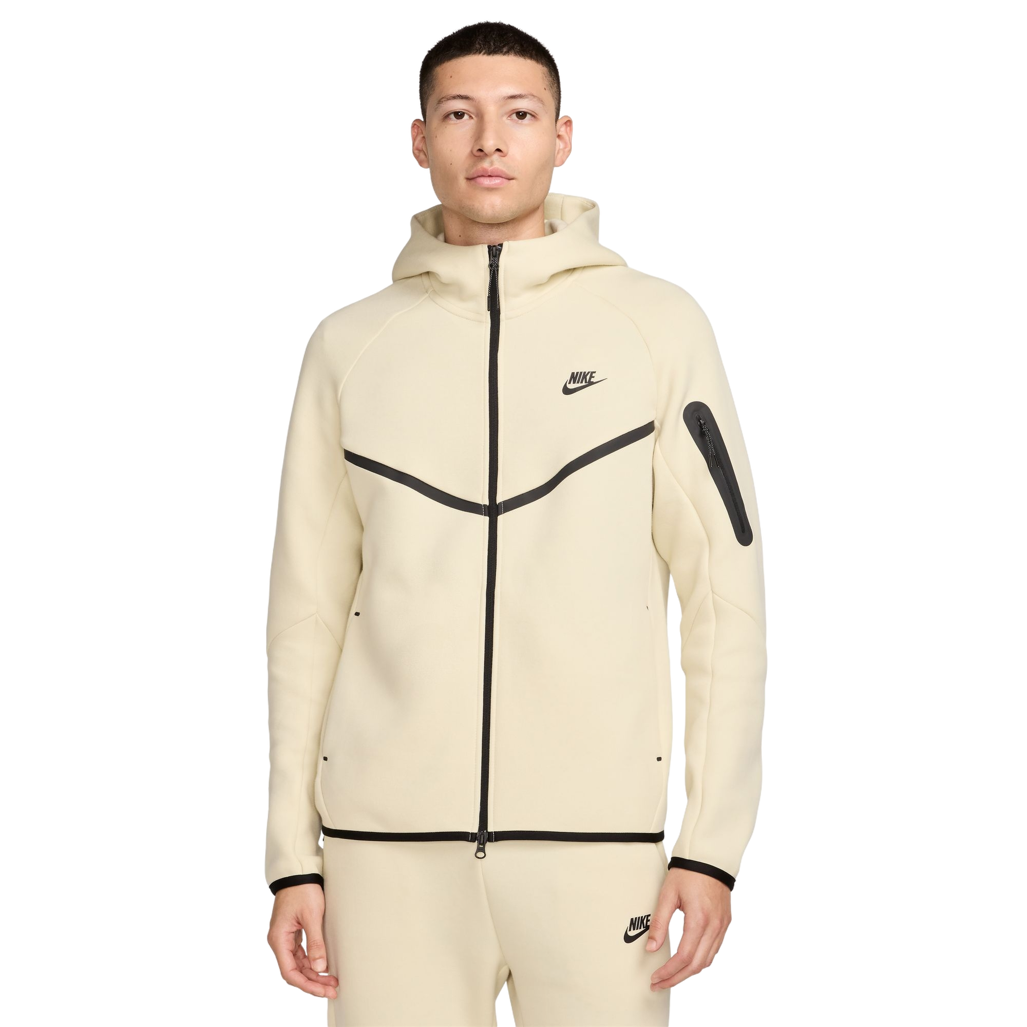 Nike Men's Tech Full-Zip Windrunner Jacket - KHAKI Thumbnail View 1