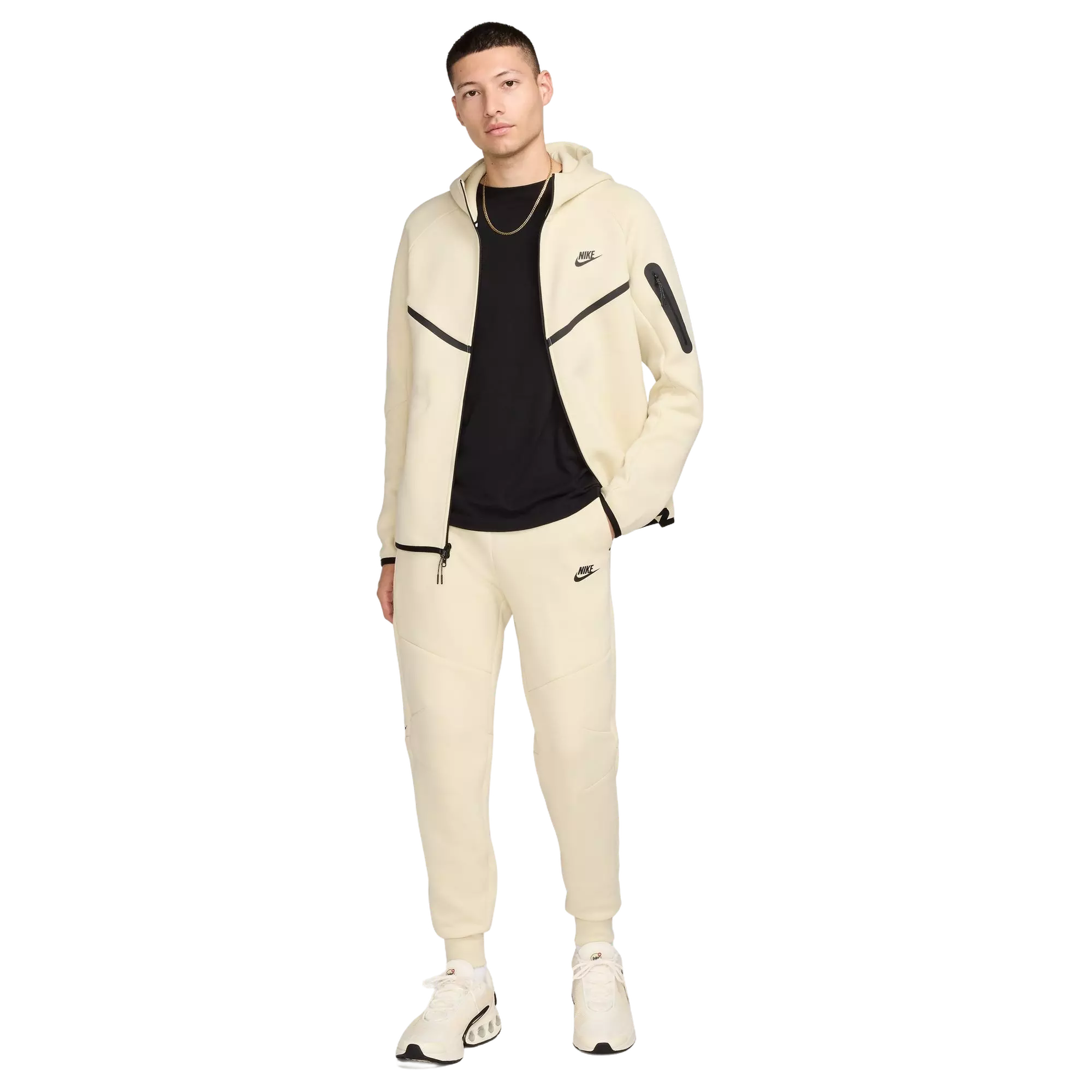 Nike Men's Tech Fleece Joggers - KHAKI