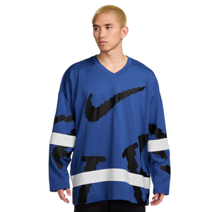 Nike Men's Sportswear Club Hockey Jersey-Blue/Black