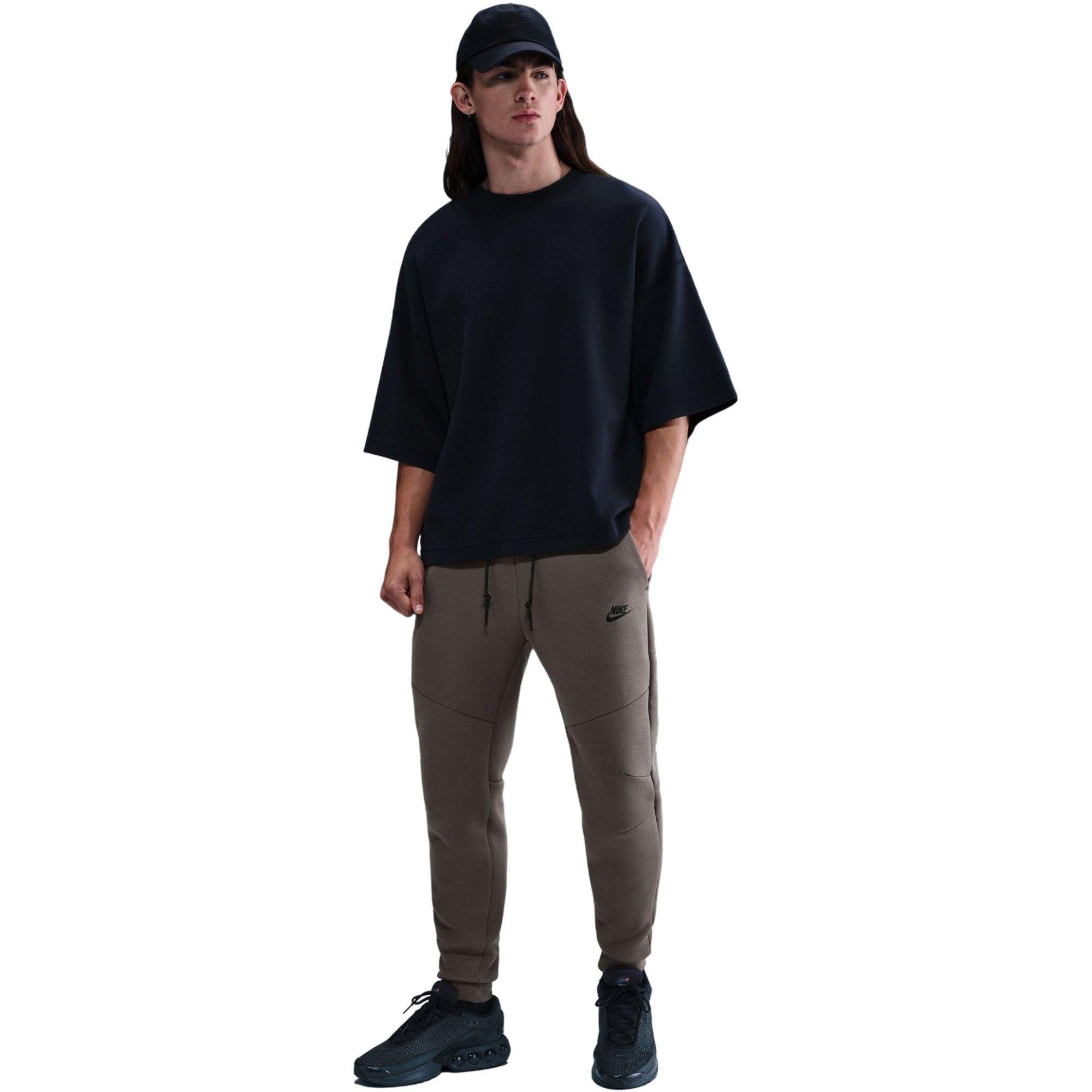Nike Men's Tech Fleece Joggers - Cave Stone - BROWN Thumbnail View 1