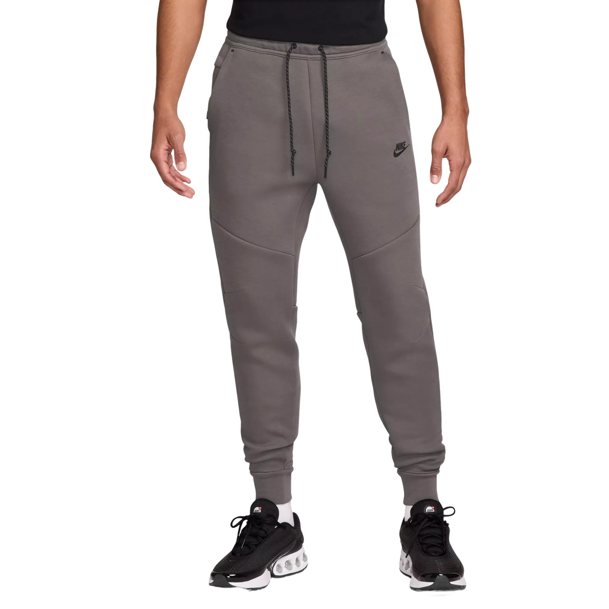 Nike Men's Tech Fleece Joggers-Brown - BROWN