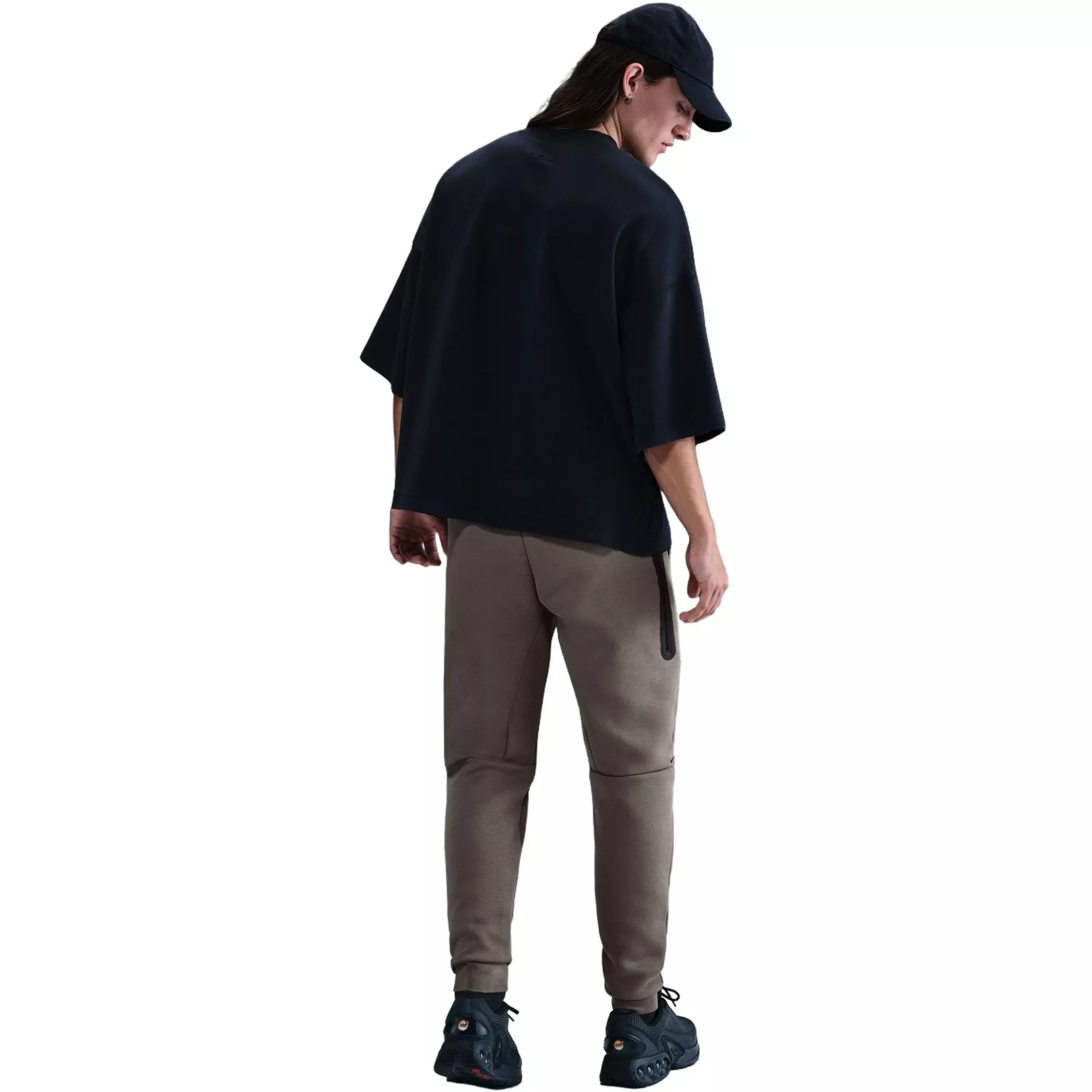 Nike Men's Tech Fleece Joggers - Cave Stone - BROWN