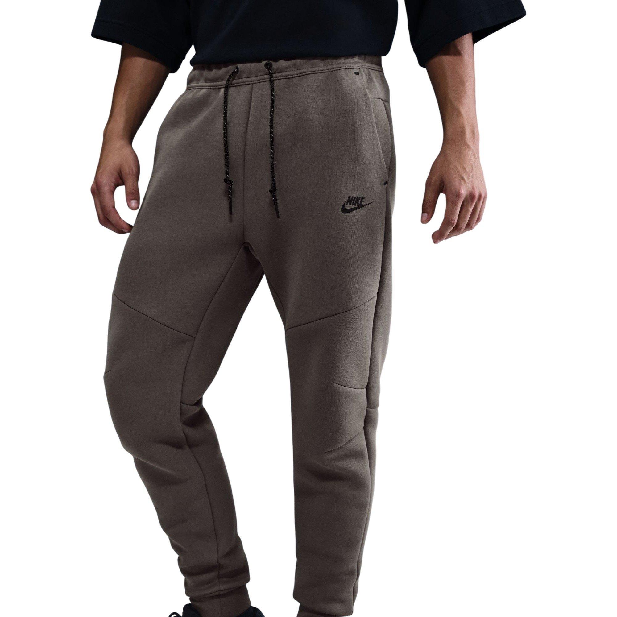 Nike Men's Tech Fleece Joggers-Cave Stone - BROWN Thumbnail View 3
