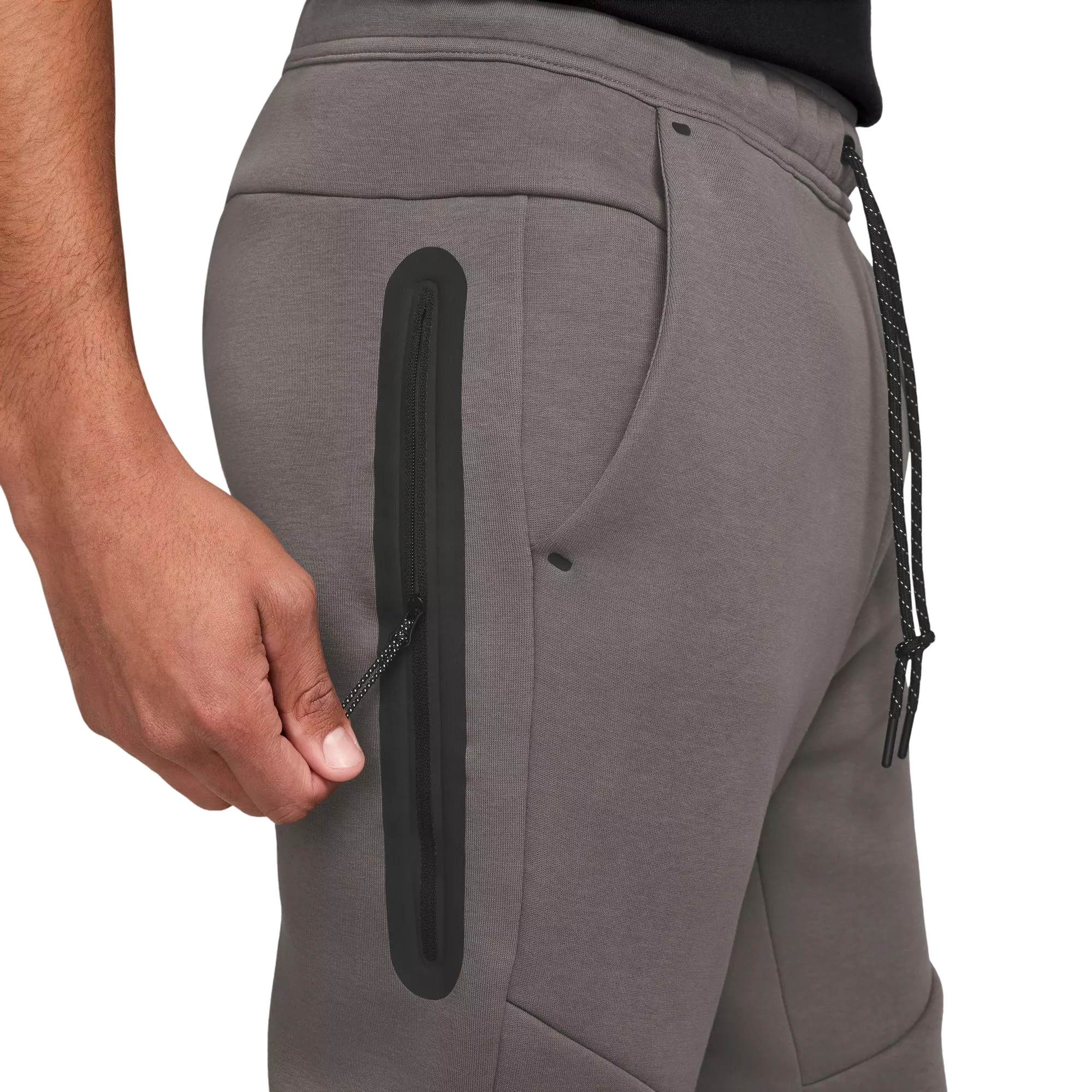 Nike Men's Tech Fleece Joggers-Cave Stone - BROWN