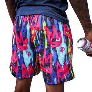 Baseball Lifestyle 101 Big Boys' Graffiti Crown Shorts