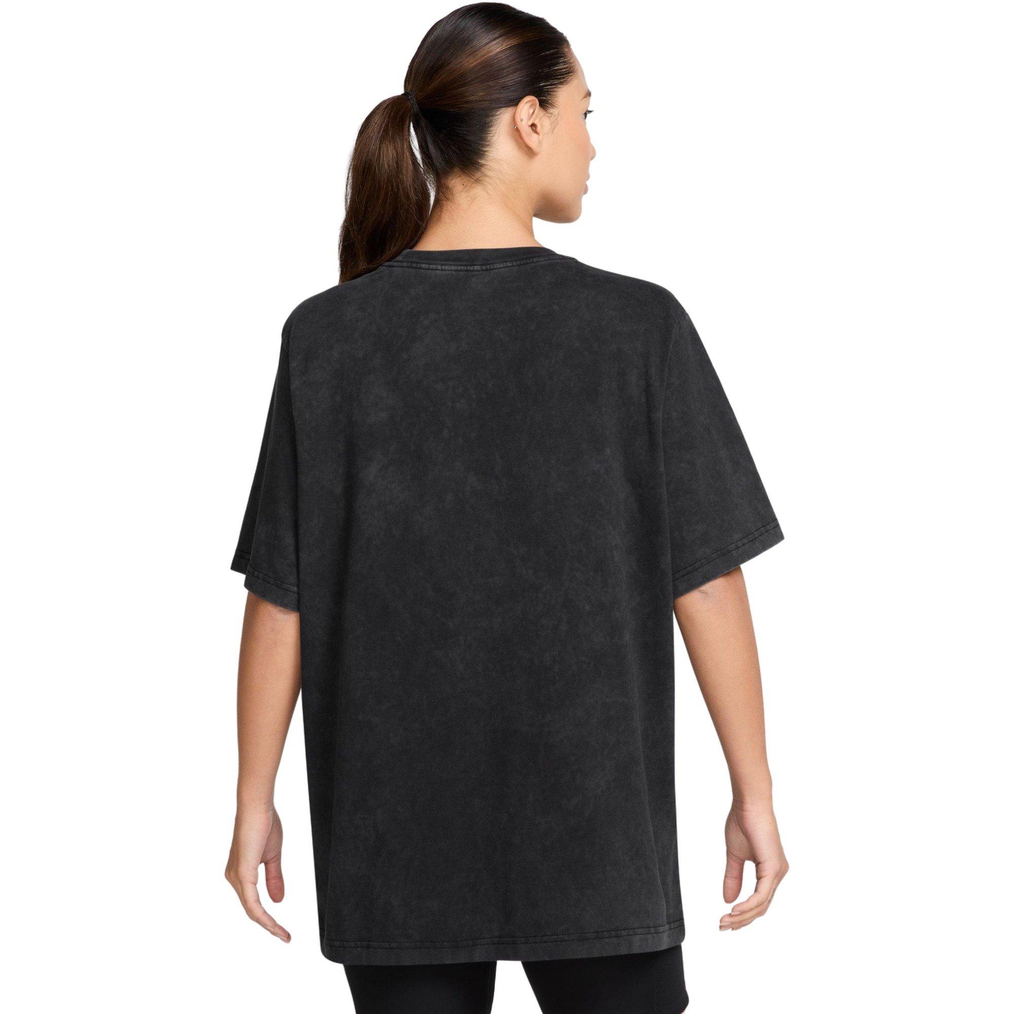 Nike Women's Short-Sleeve Basketball Tee - Black/Teal - BLACK/TEAL Thumbnail View 2