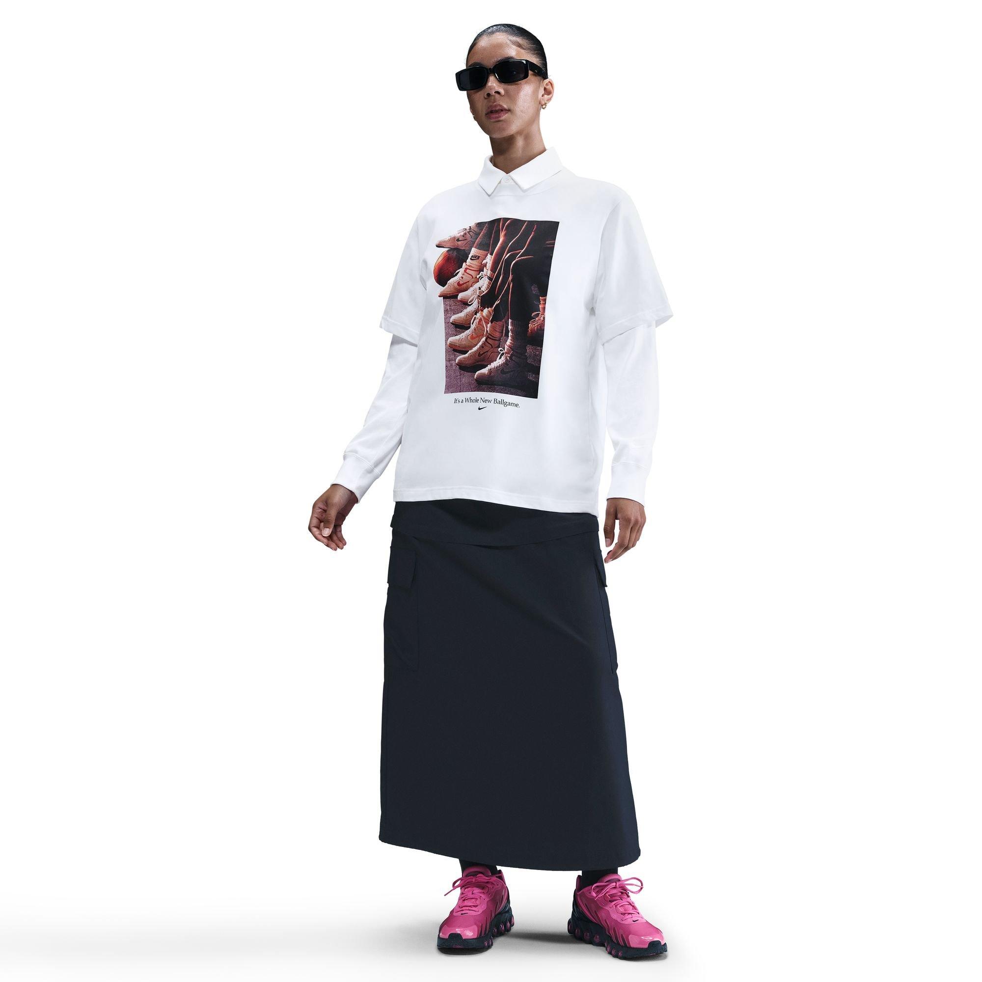 Nike Women's Basketball Short-Sleeve Tee - WHITE Thumbnail View 1