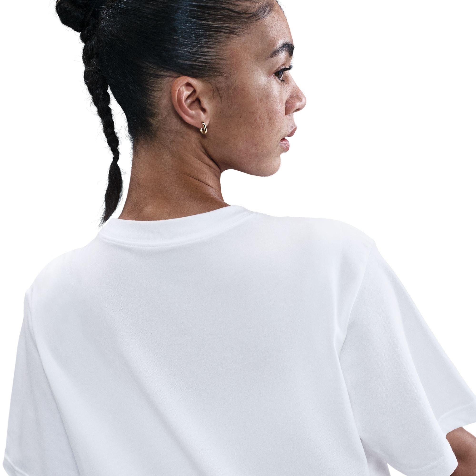 Nike Women's Basketball Short-Sleeve Tee - WHITE Thumbnail View 4