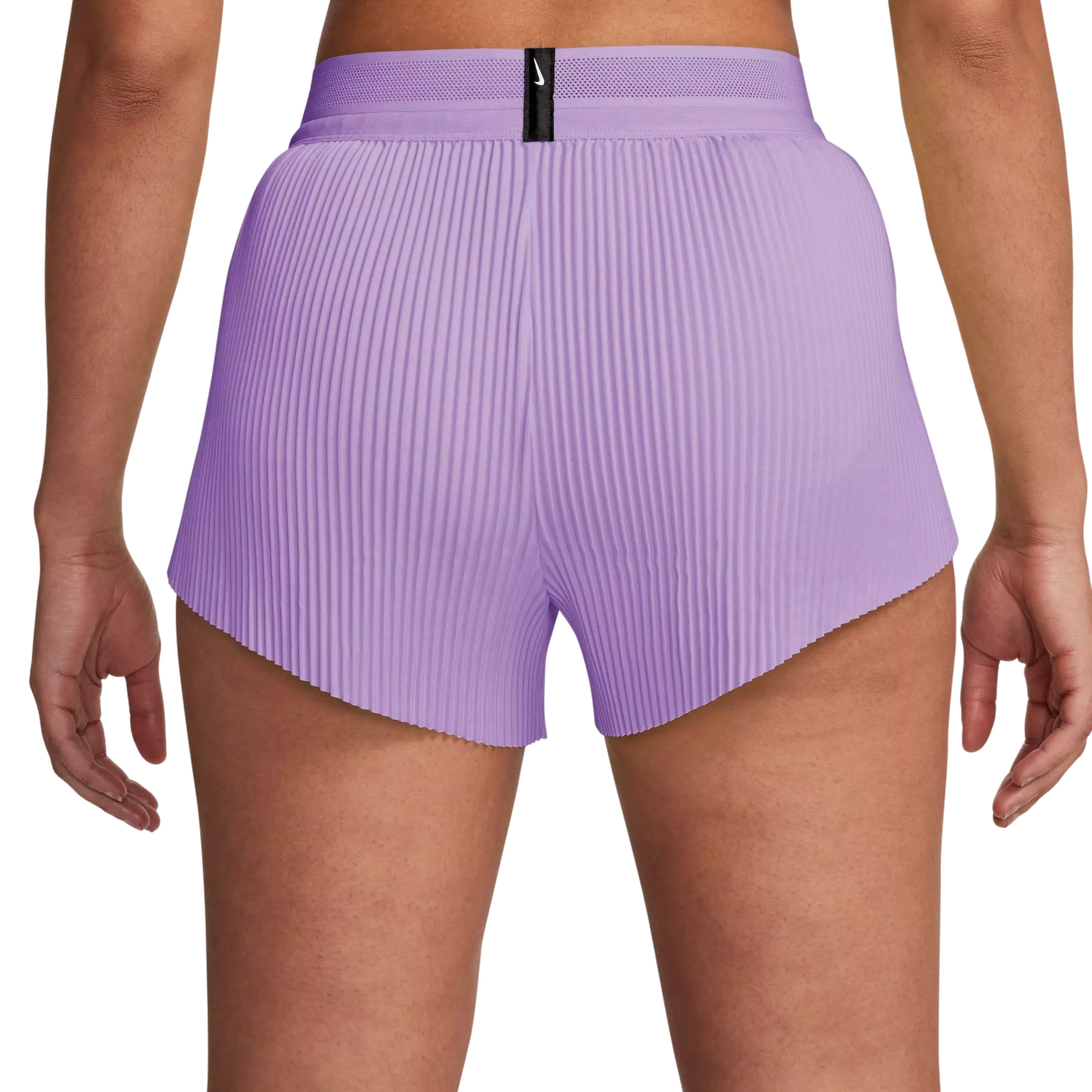 Nike Women's AeroSwift Dri-FIT ADV Mid-Rise Brief-Lined 3" Running Shorts - Purple - PURPLE