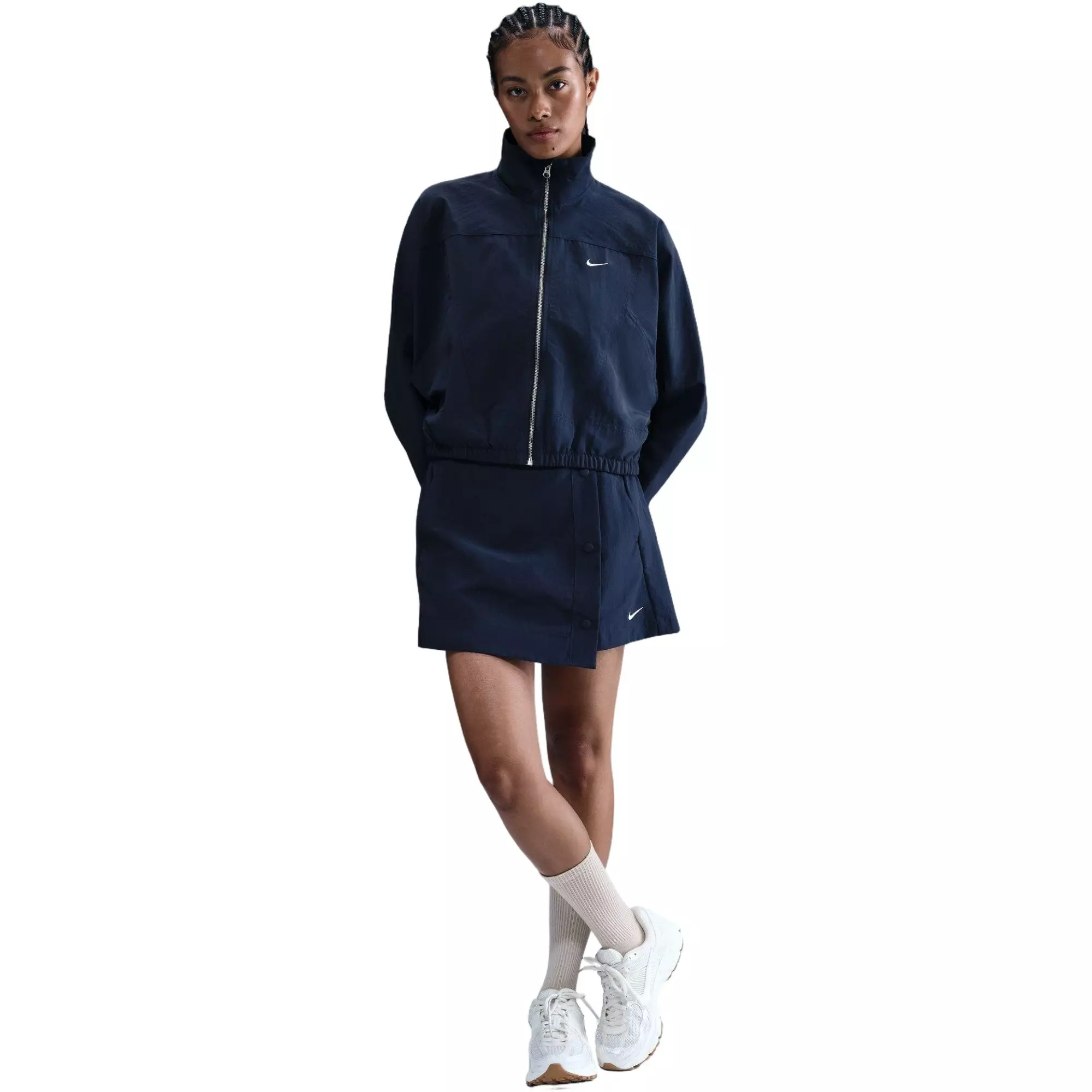 Nike Women's Sportswear Essential Woven Skort - Navy - NAVY