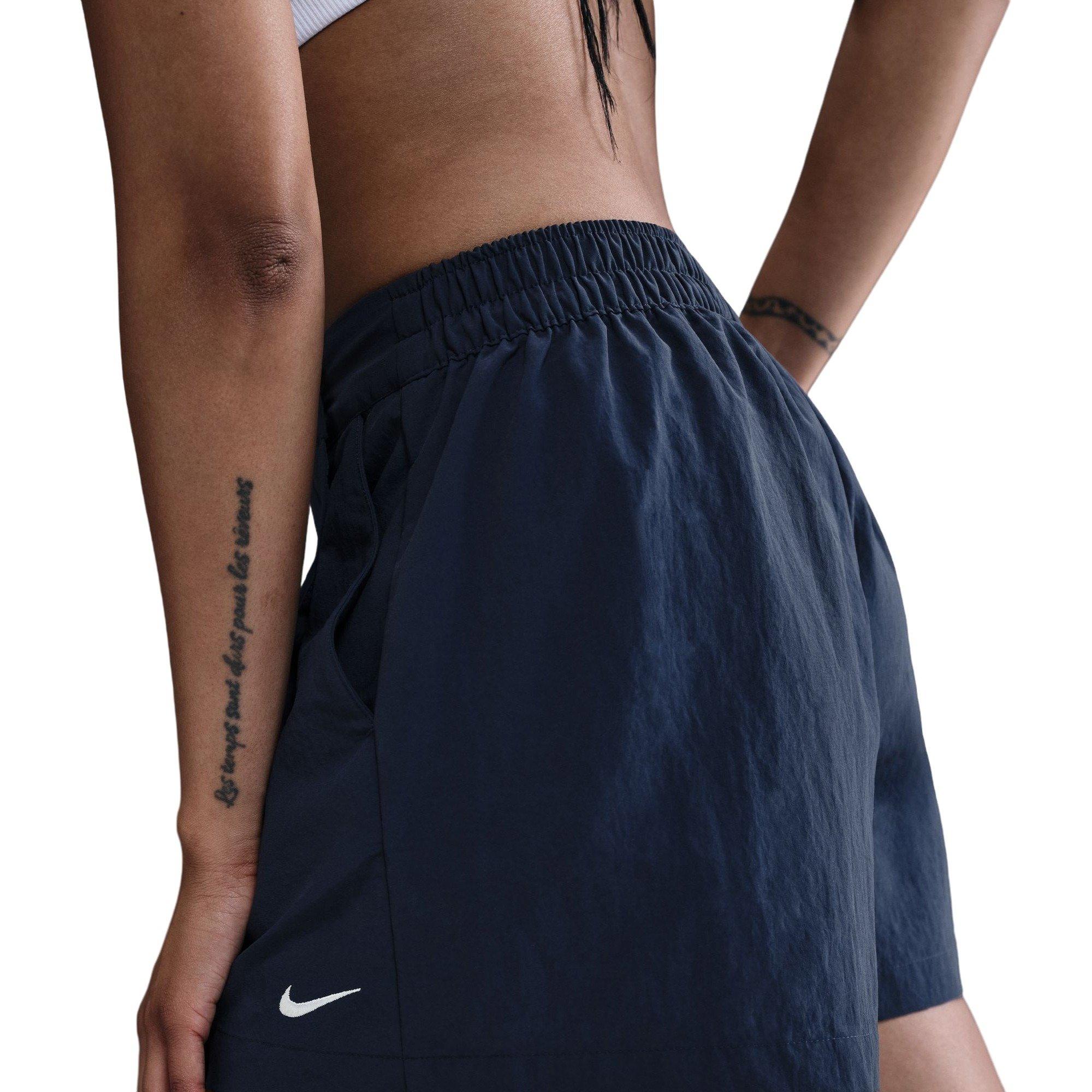 Nike Women's Sportswear Essential Woven Skort - Navy - NAVY Thumbnail View 4