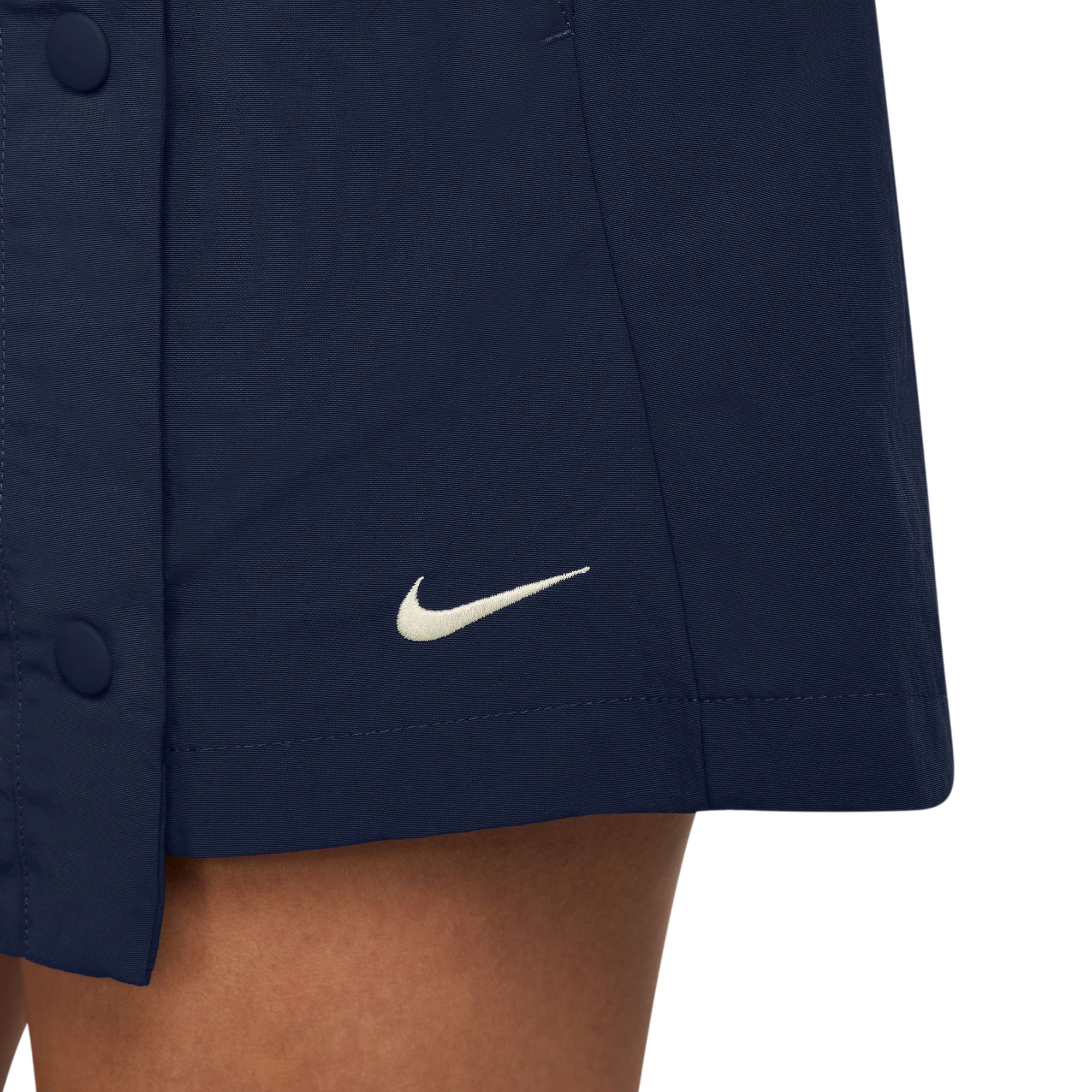 Nike Women's Sportswear Essential Woven Skort - NAVY Thumbnail View 4