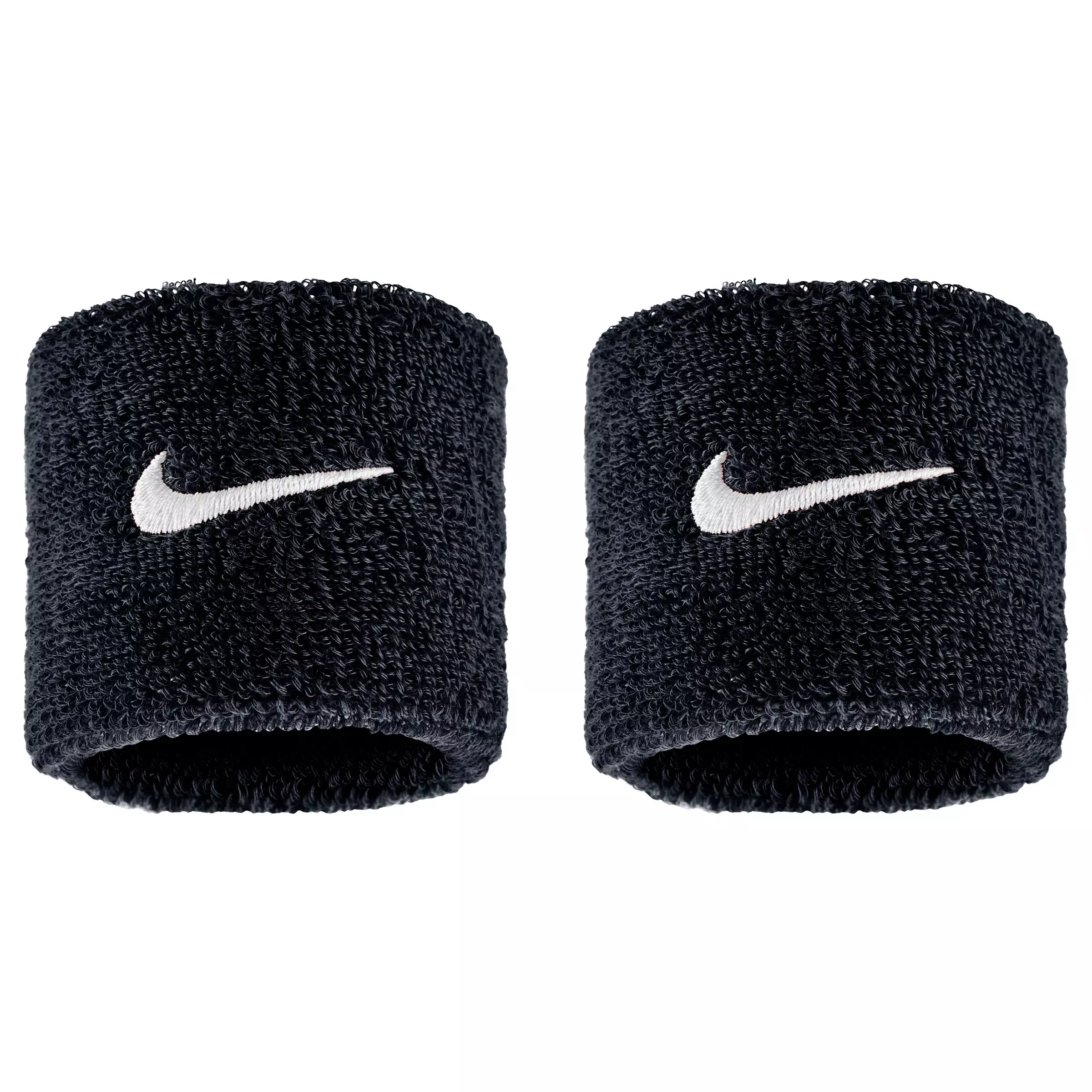 Nike Swoosh Wristbands-Black-2PK - BLACK