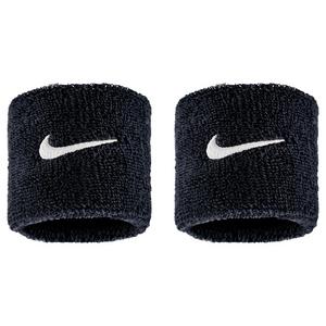 Nike Swoosh Dri-FIT Wristbands (2 Pack) - Black