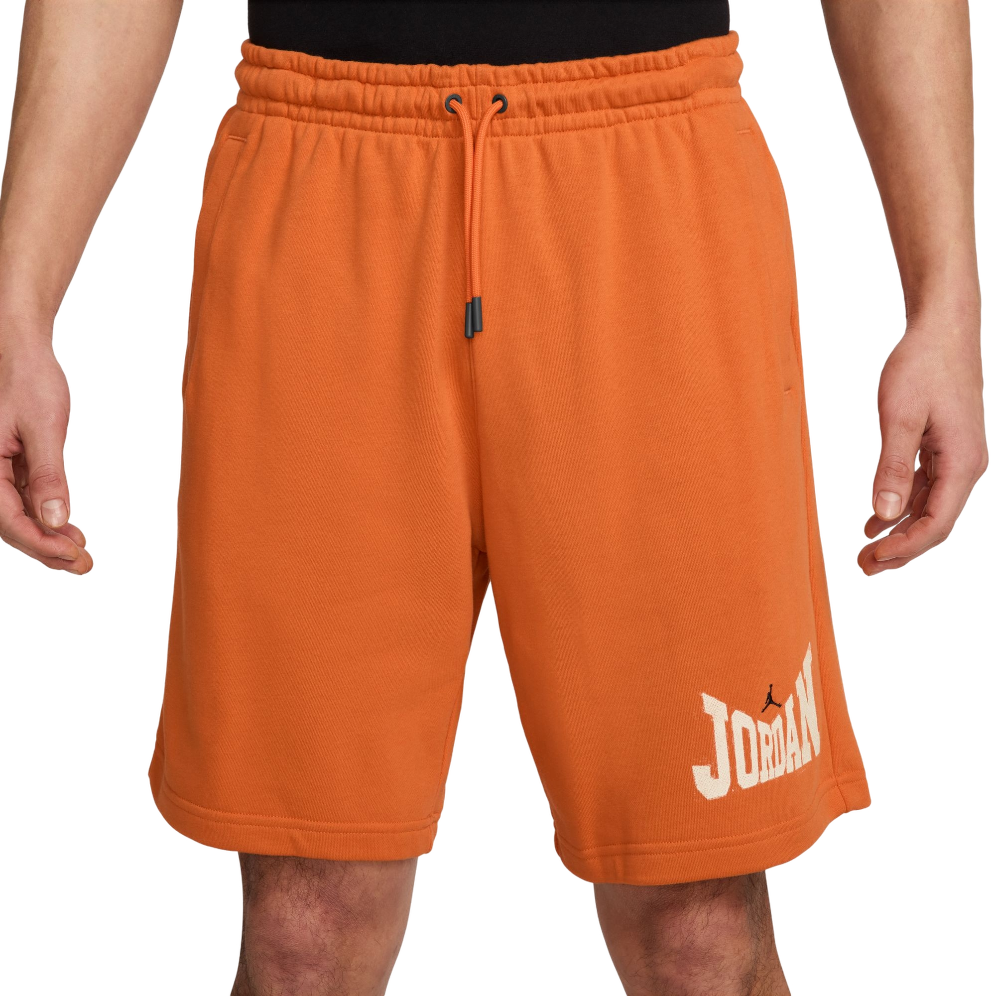 Jordan Men's Brooklyn Graphic 9-Inch Shorts - ORANGE Thumbnail View 1