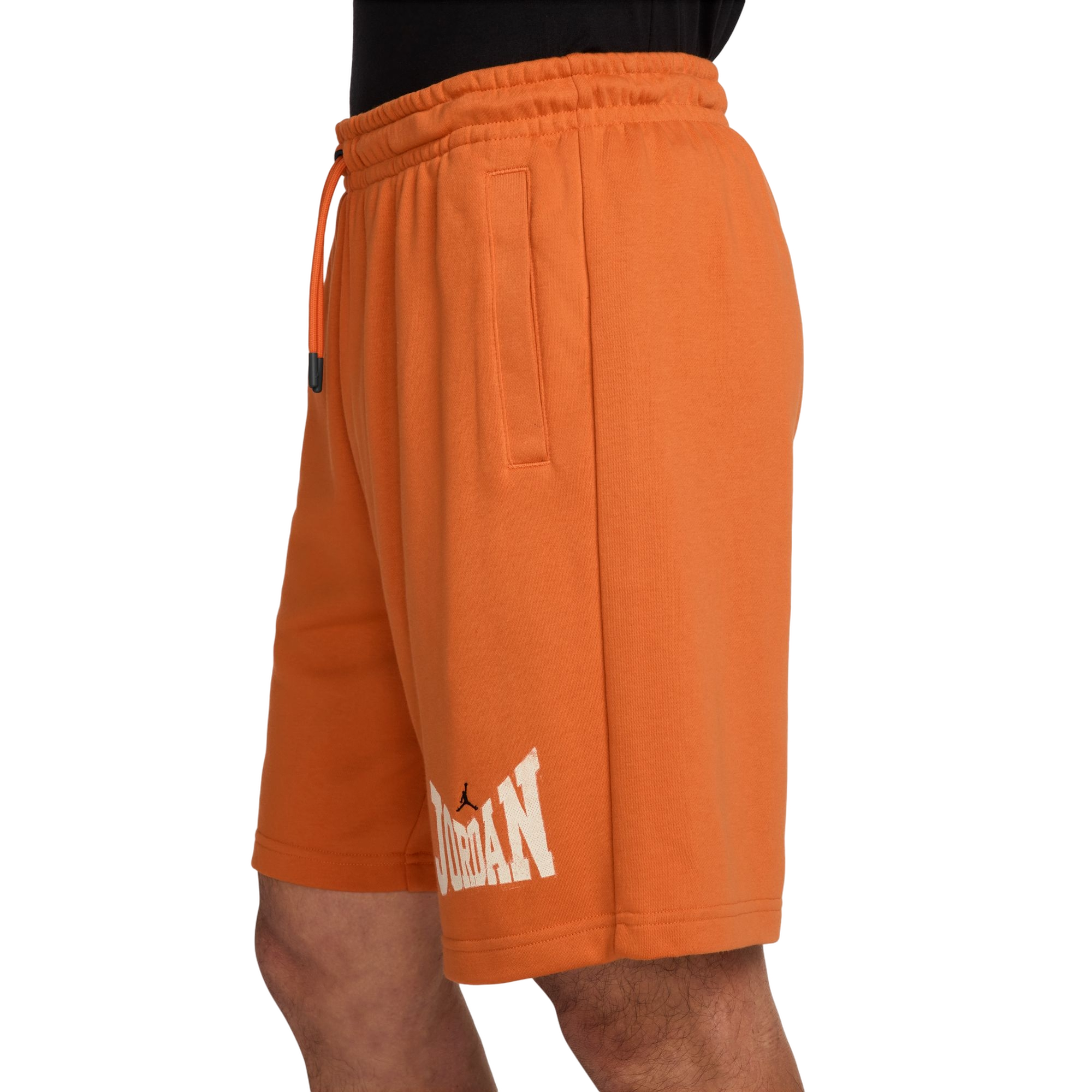 Jordan Men's Brooklyn Graphic 9-Inch Shorts - ORANGE Thumbnail View 3
