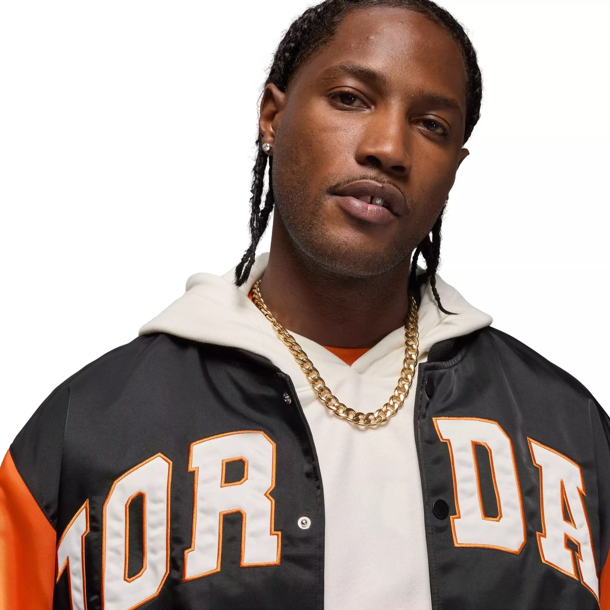 Jordan Men's Brooklyn Collegiate Varsity Jacket - BLACK