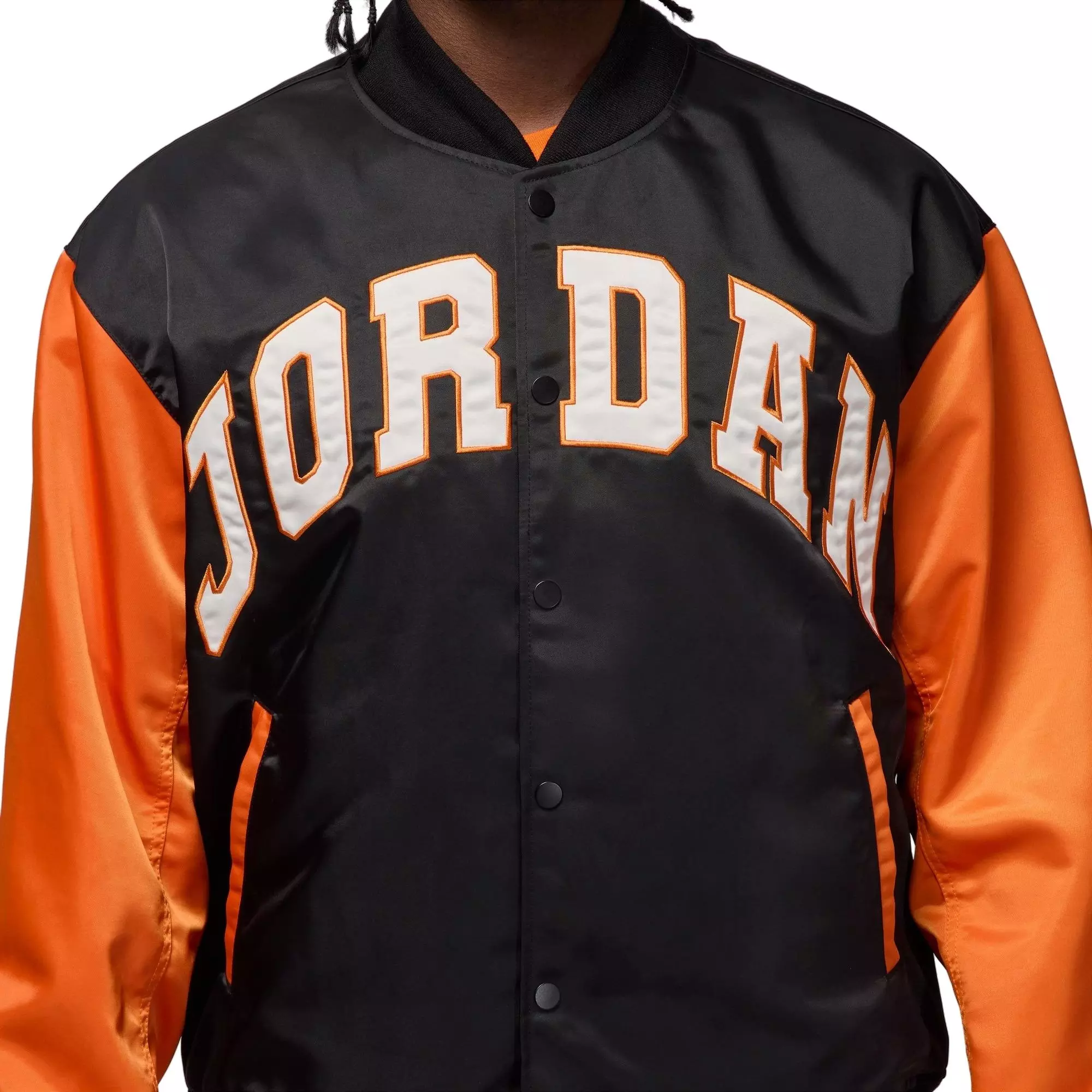 Jordan Men's Brooklyn Collegiate Varsity Jacket - BLACK