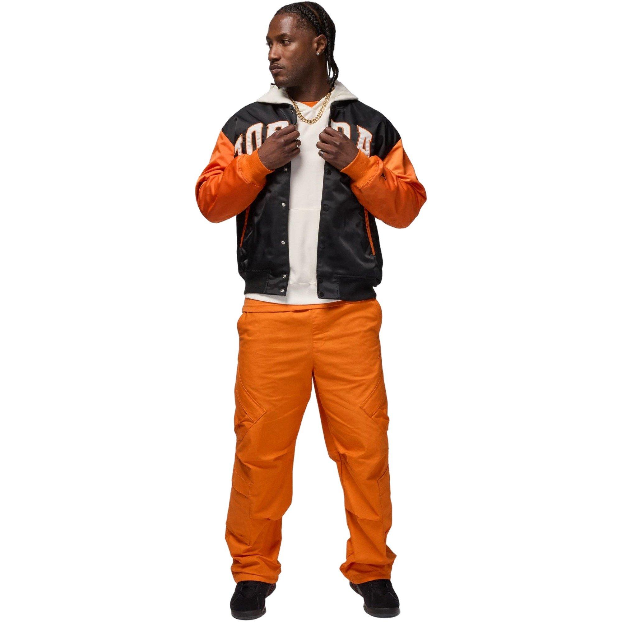 Jordan Men's Brooklyn Collegiate Varsity Jacket - BLACK Thumbnail View 6