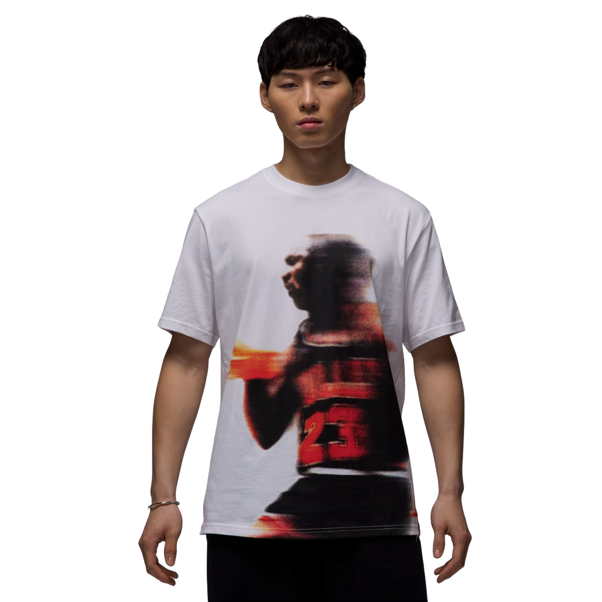 Jordan Men's Sport Dri-FIT Graphic Tee - WHITE Thumbnail View 1
