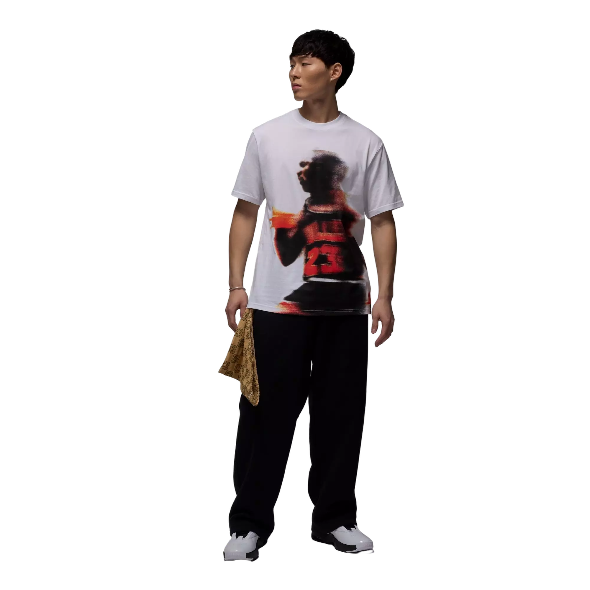 Jordan Men's Sport Dri-FIT Graphic Tee - WHITE