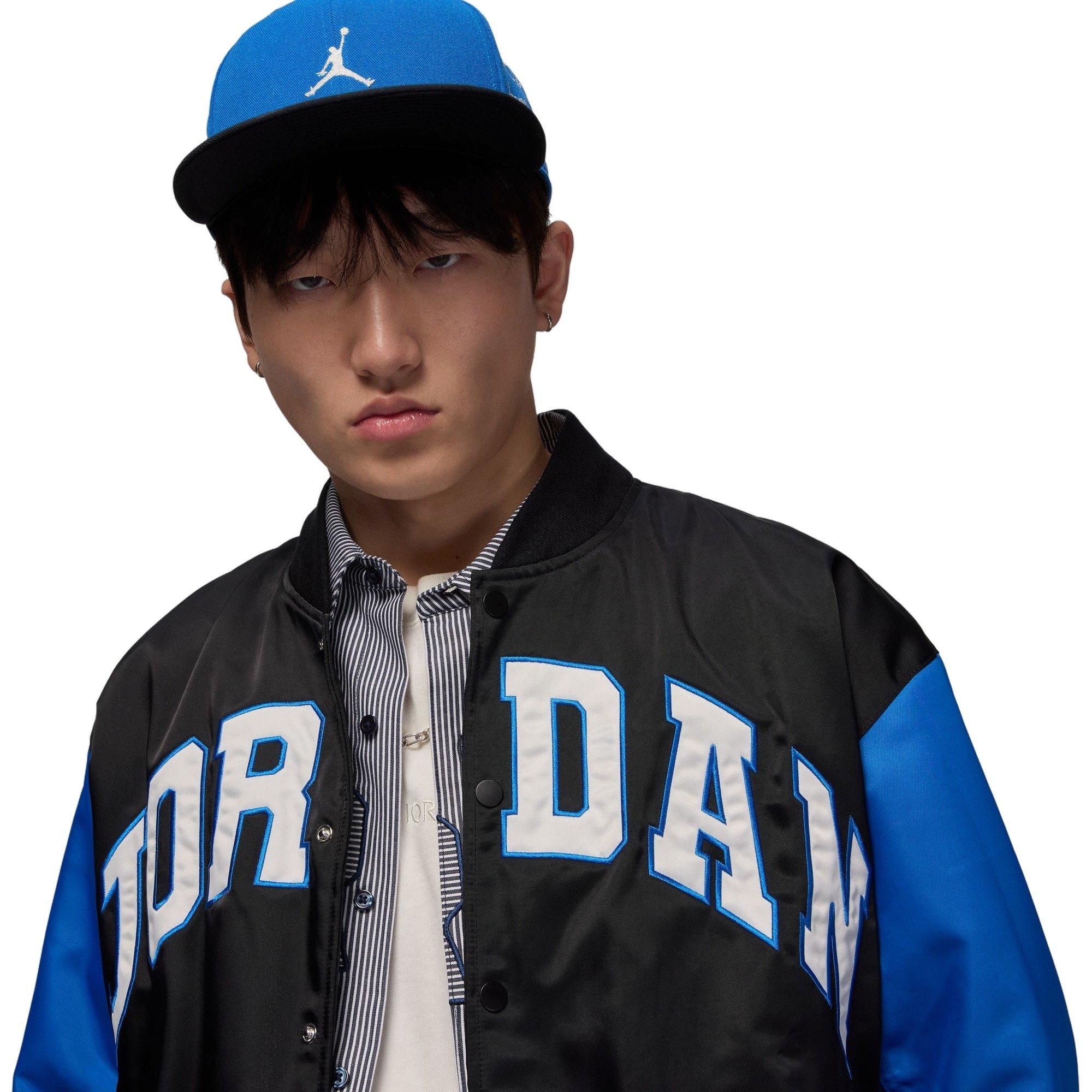 Jordan Men's Brooklyn Collegiate Varsity Jacket-Black - BLACK Thumbnail View 3