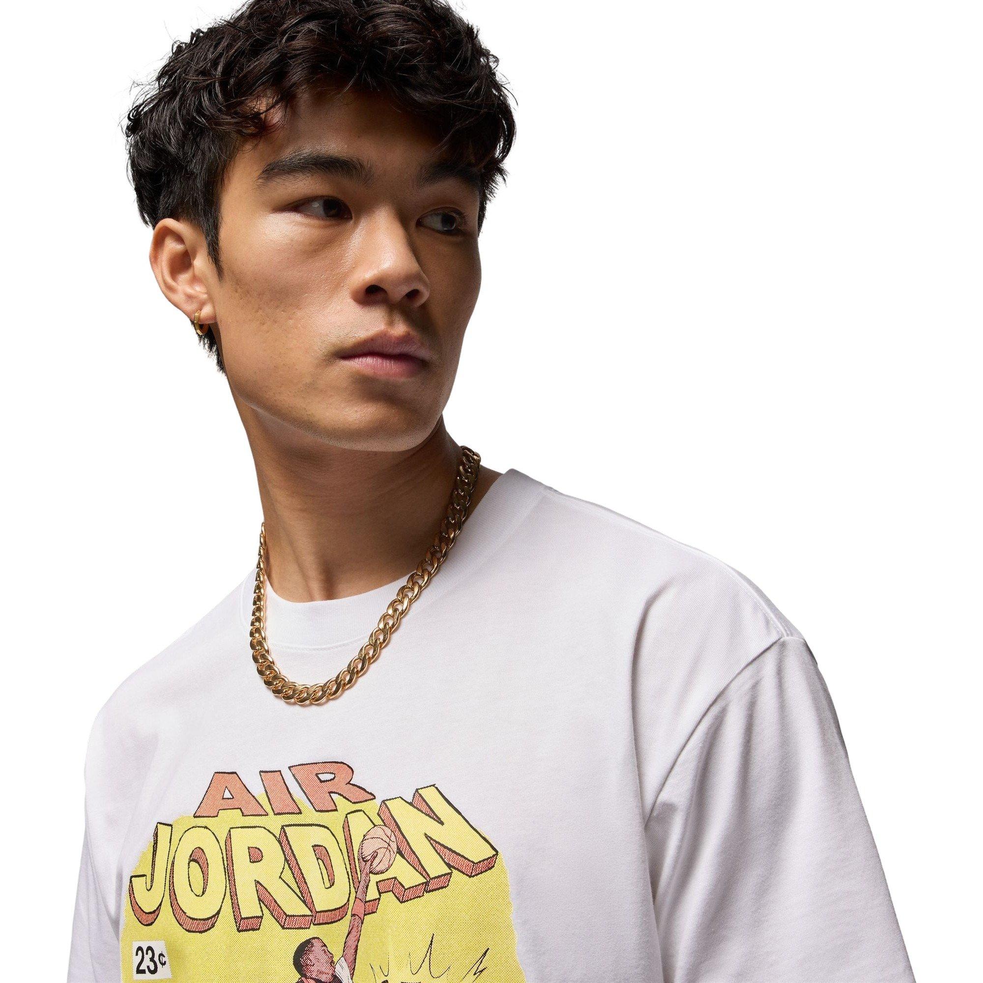 Jordan Men's Comic Tee - WHITE Thumbnail View 3