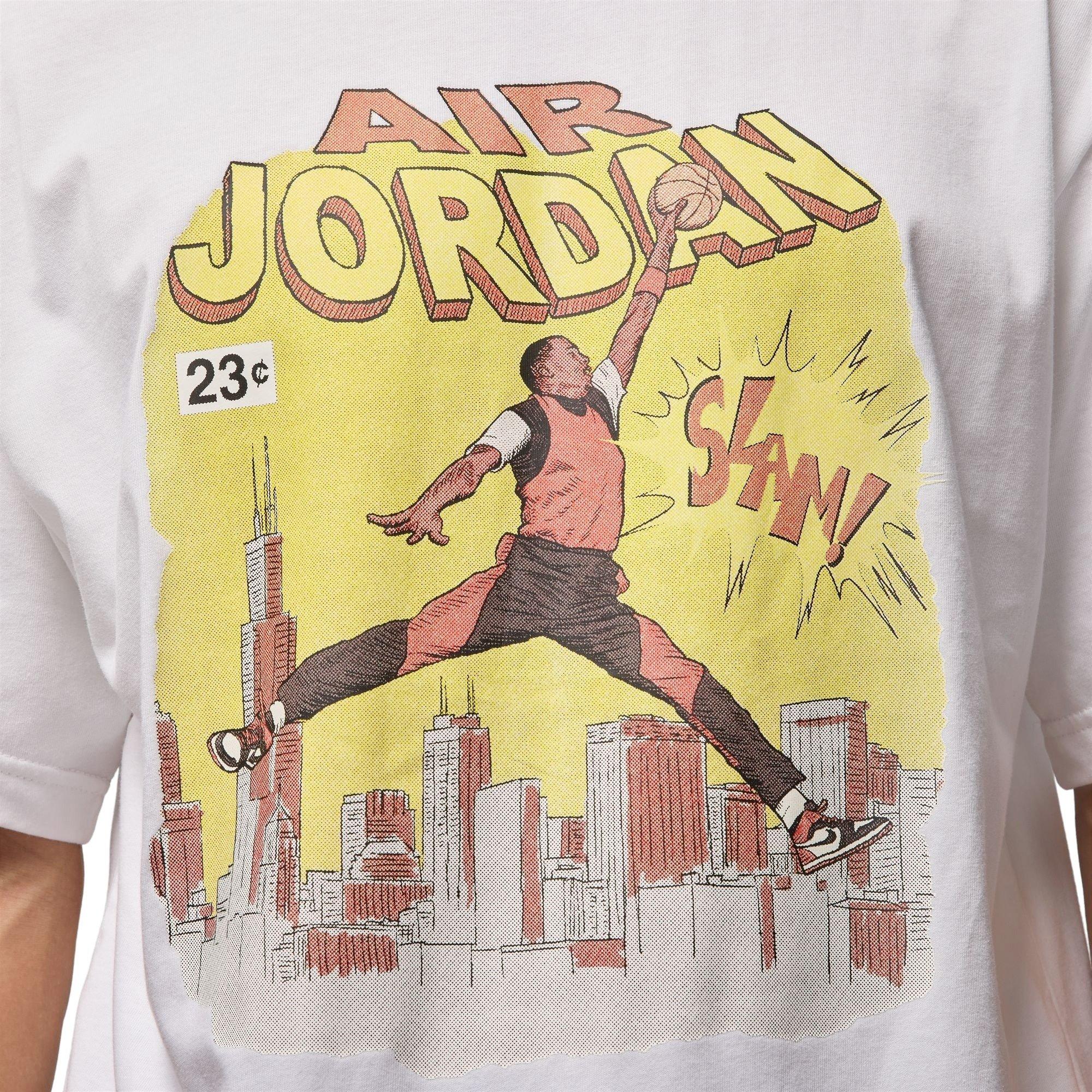 Jordan Men's Comic Tee - WHITE Thumbnail View 4