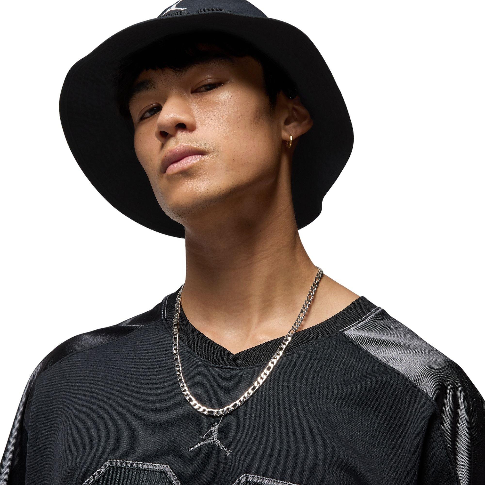 Jordan Men's Brooklyn Collegiate Hockey Jersey - BLACK Thumbnail View 3