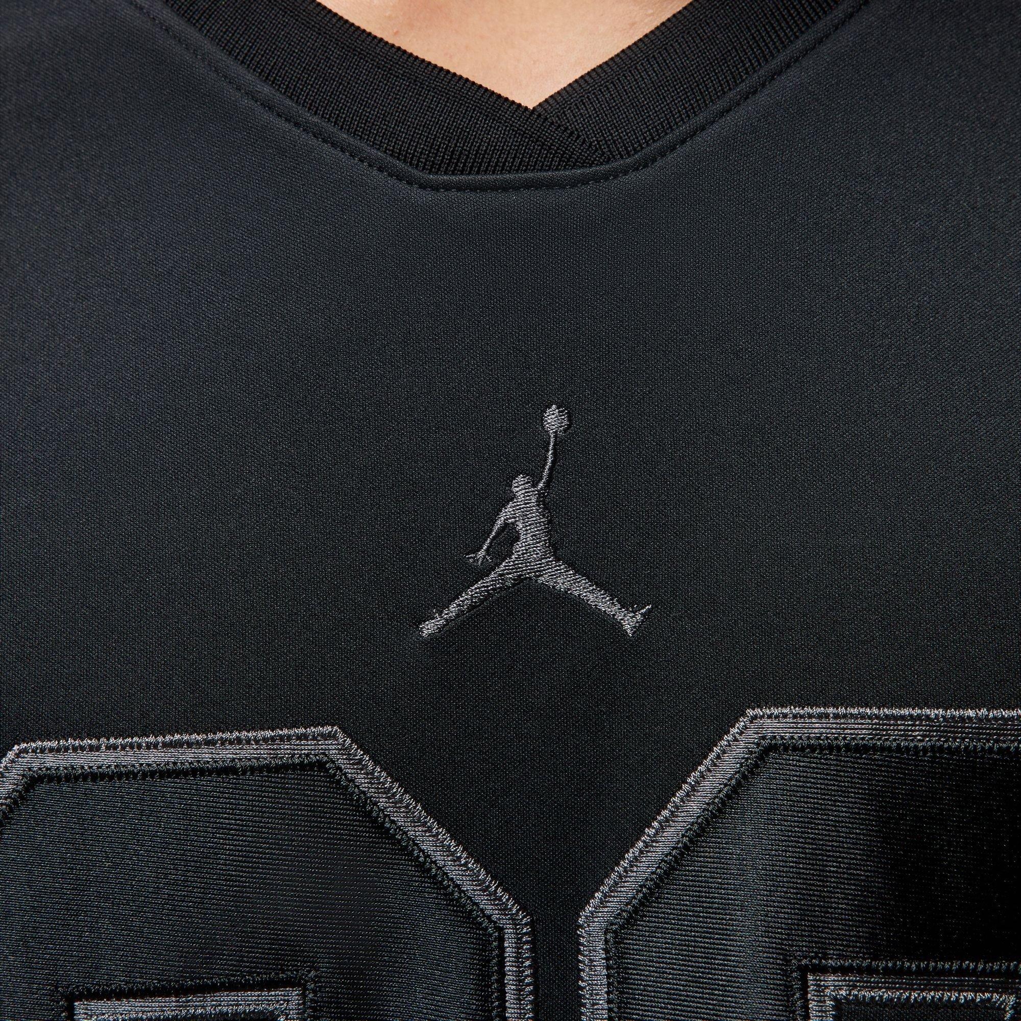 Jordan Men's Brooklyn Collegiate Hockey Jersey - BLACK Thumbnail View 4