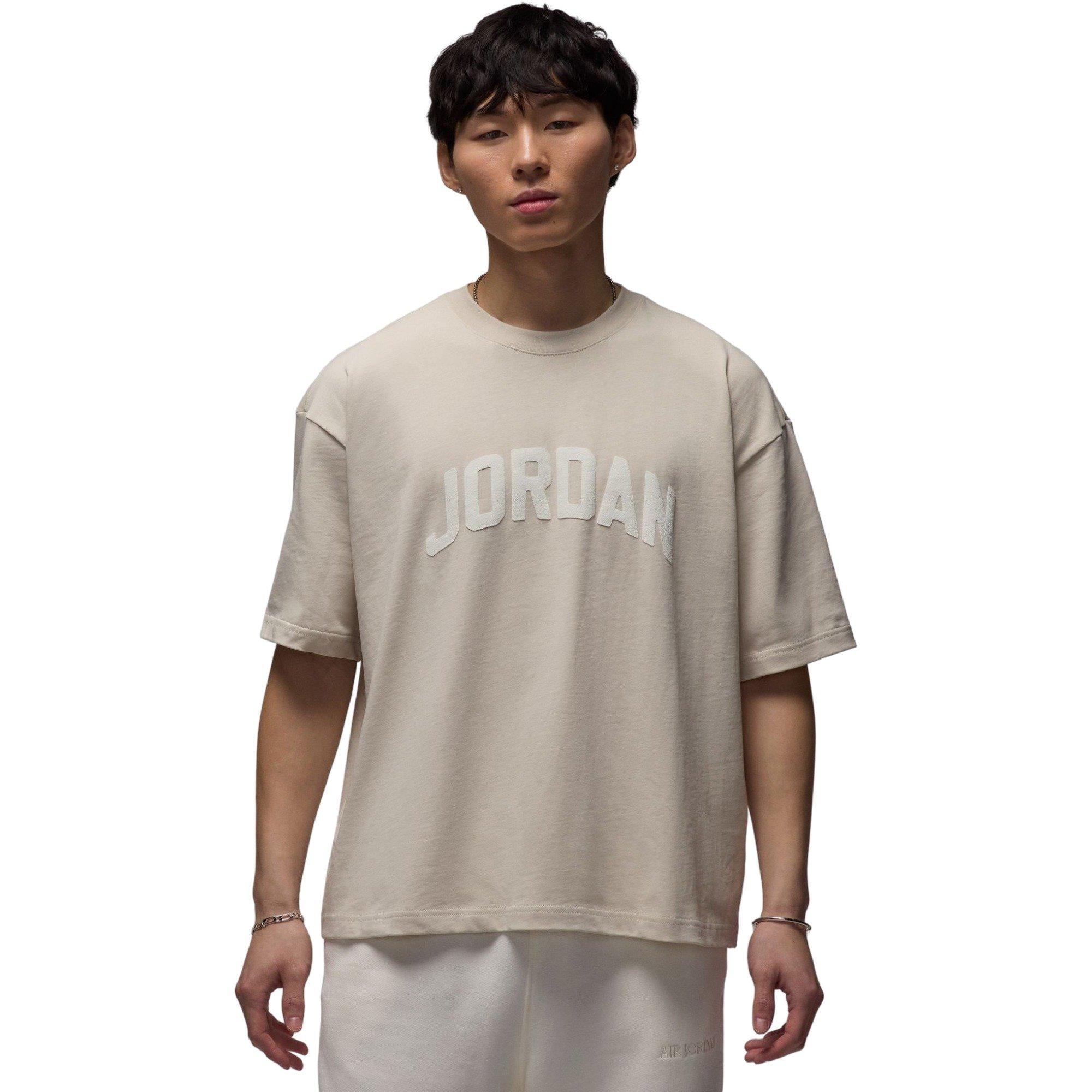 Jordan Men's Flight Boxy Tee - Brown - BROWN Thumbnail View 1