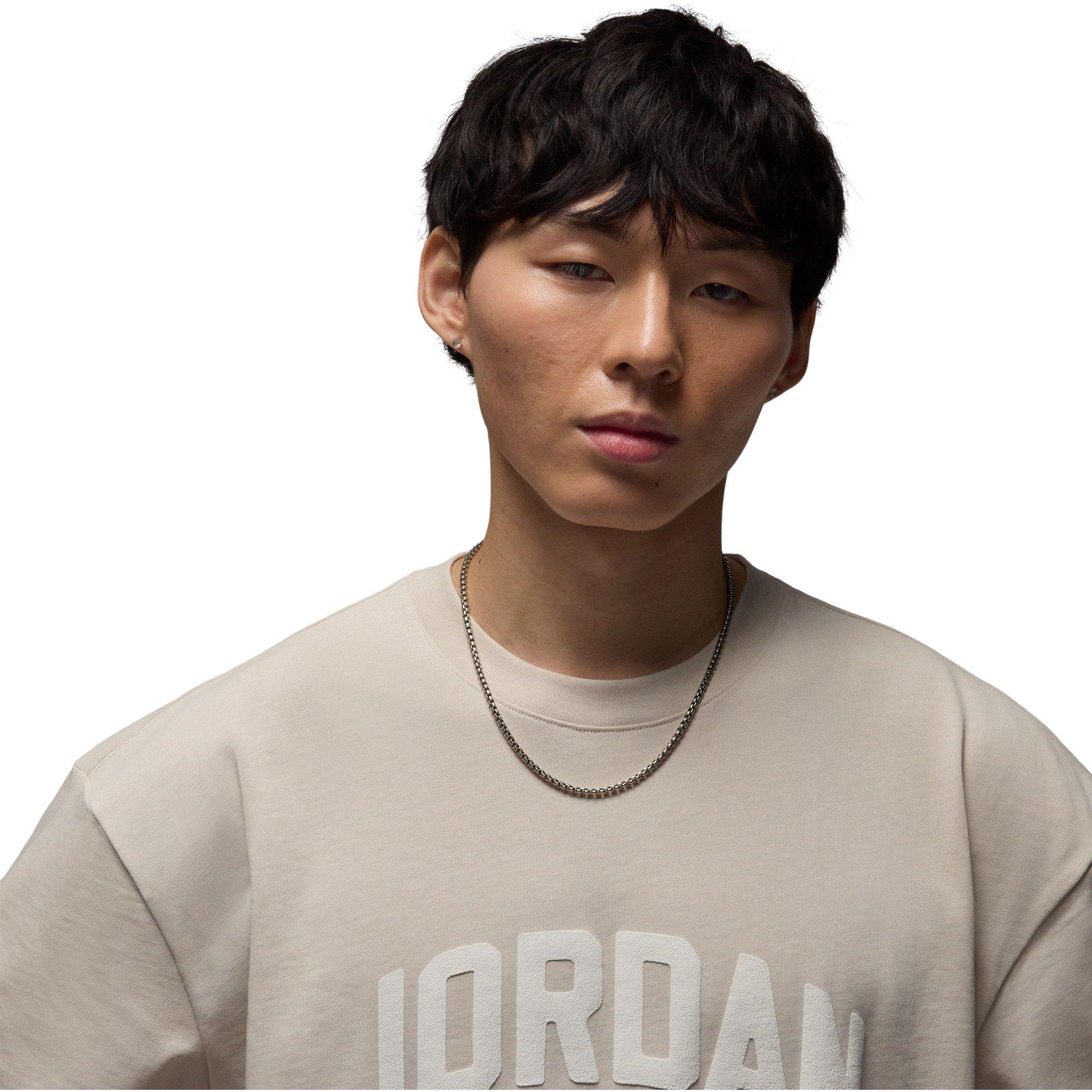 Jordan Men's Flight Boxy Tee - Brown - BROWN Thumbnail View 3