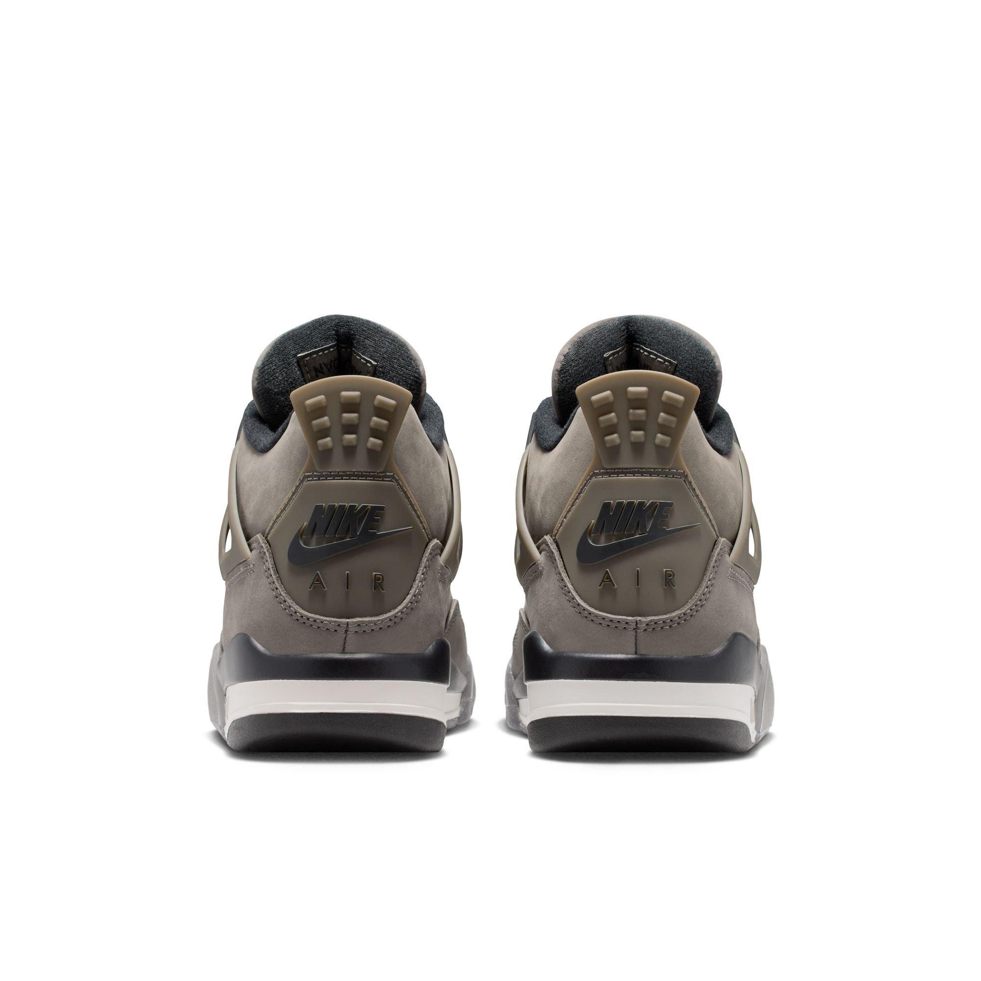 Jordan 4 Retro Grade School Kids' "Cave Stone and Black" Shoe
