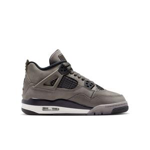 Jordan 4 Retro "Cave Stone and Black" Grade School Kids' Shoe