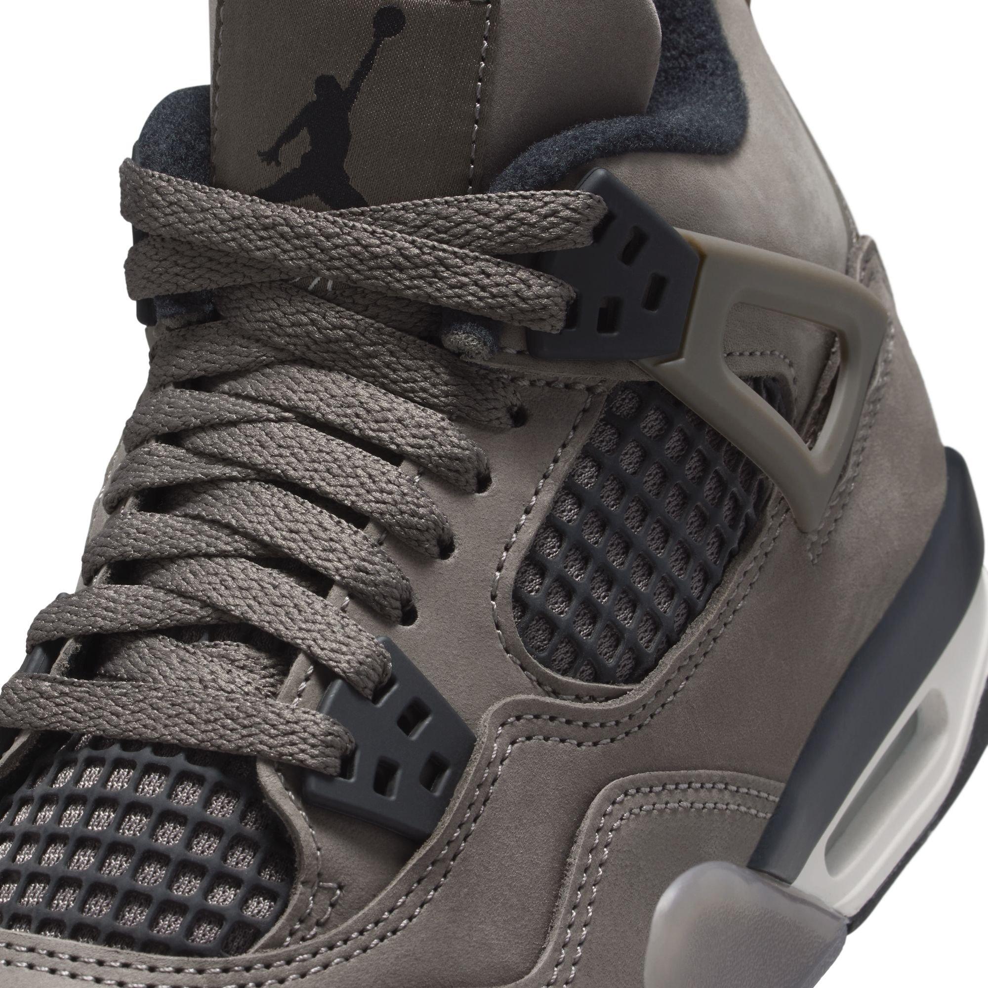Jordan 4 Retro Grade School Kids' "Cave Stone and Black" Shoe