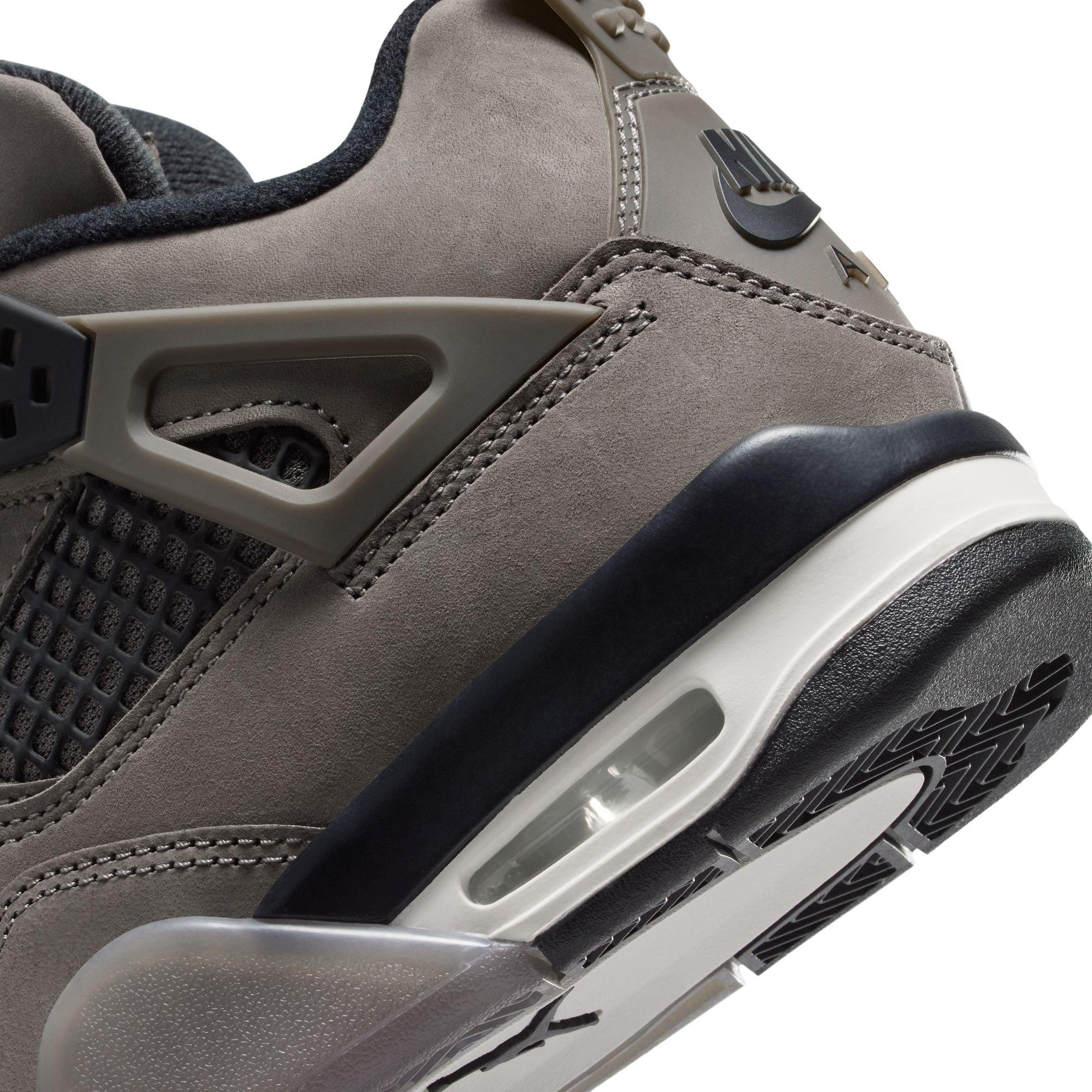 Jordan 4 Retro Grade School Kids' "Cave Stone and Black" Shoe