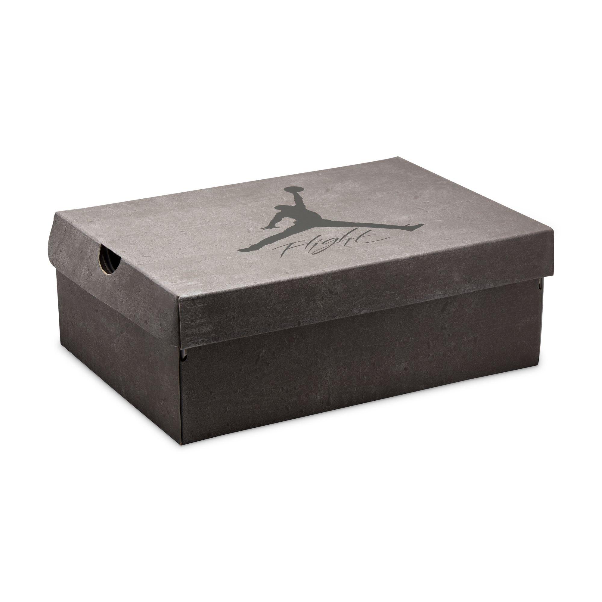 Jordan 4 Retro Grade School Kids' "Cave Stone and Black" Shoe