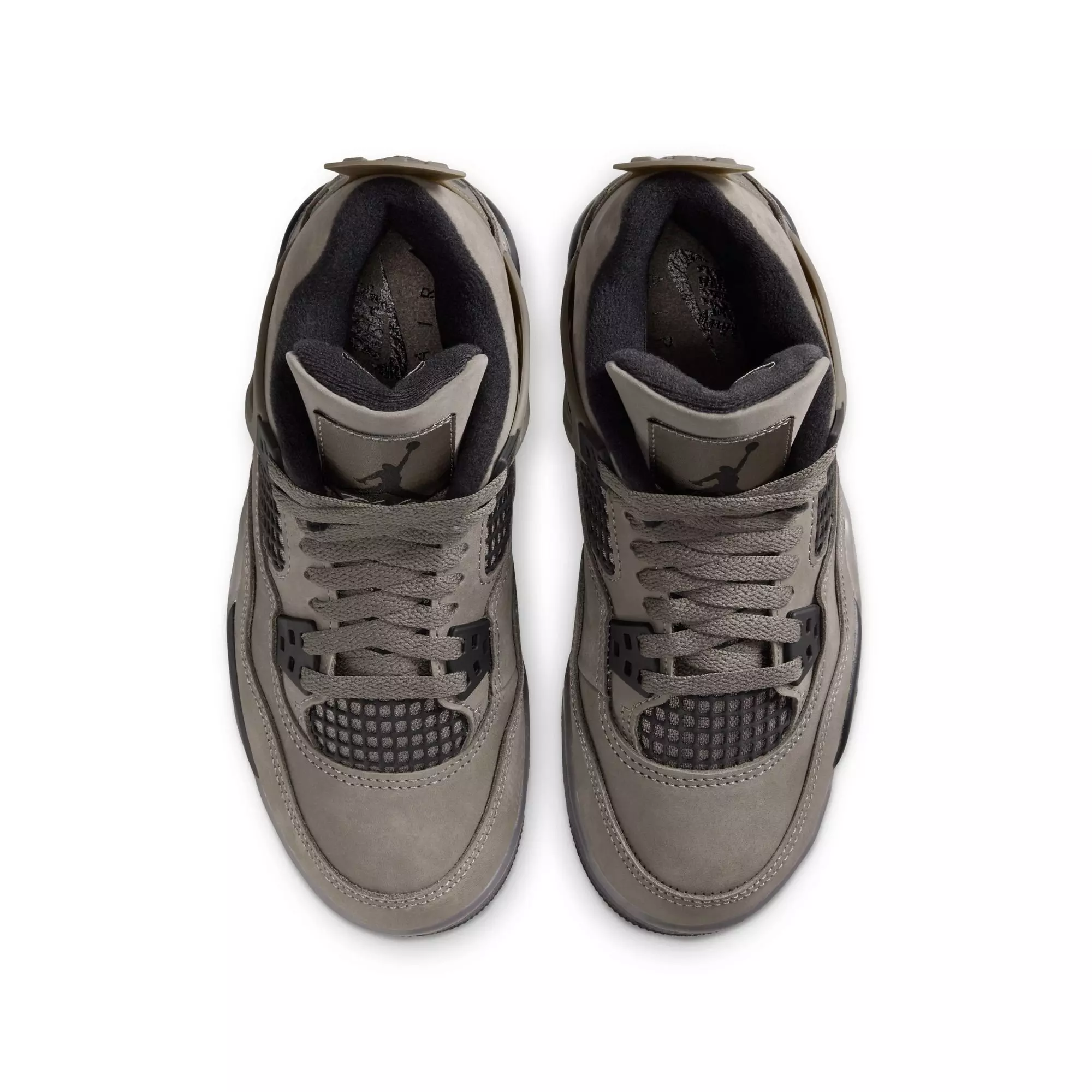 Jordan 4 Retro "Cave Stone and Black" Grade School Kids' Shoe - CAVE STONE/BLACK